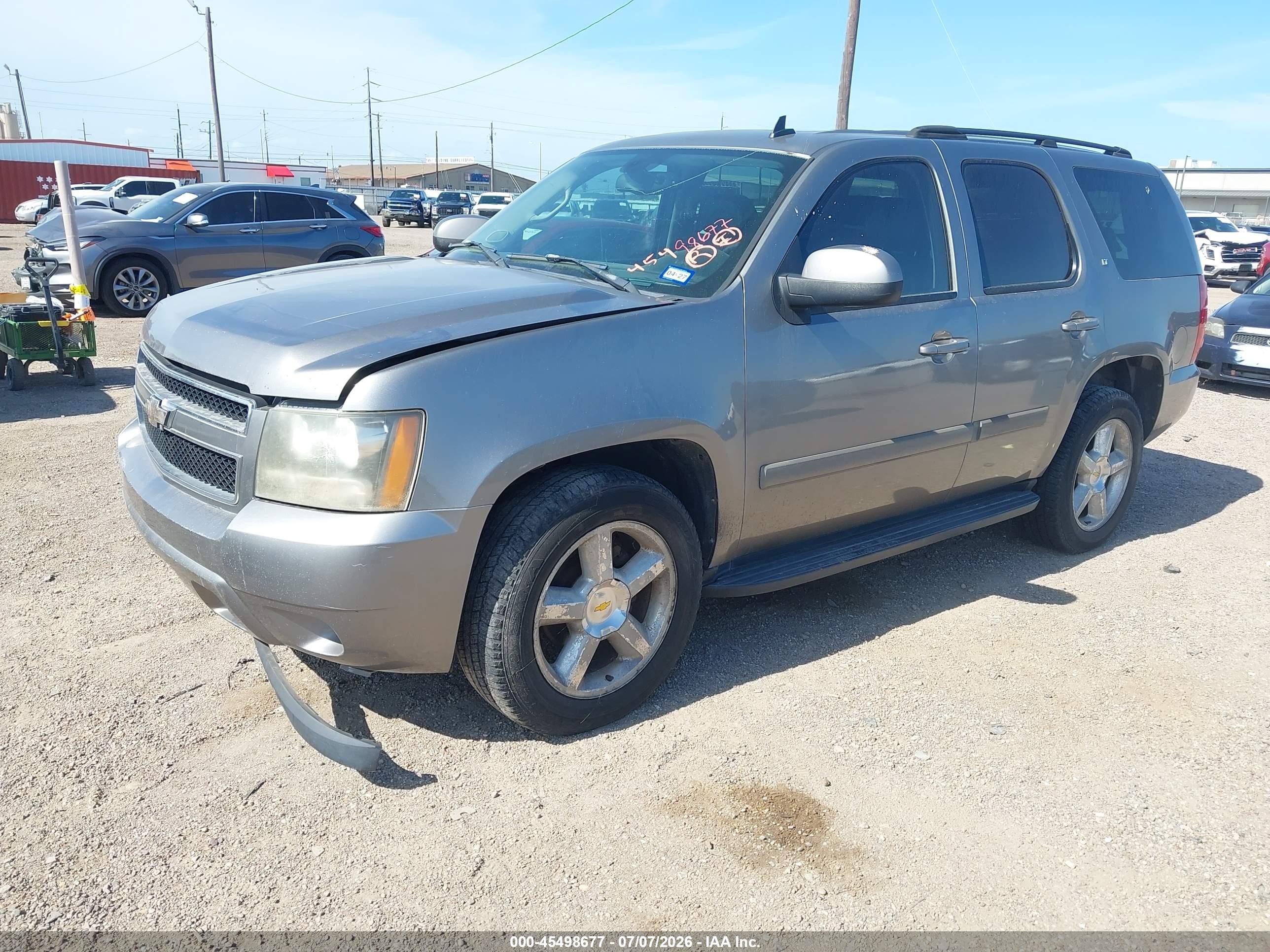 2007 Chevrolet Tahoe Lt Серый vin: 1GNFC13J67R297803