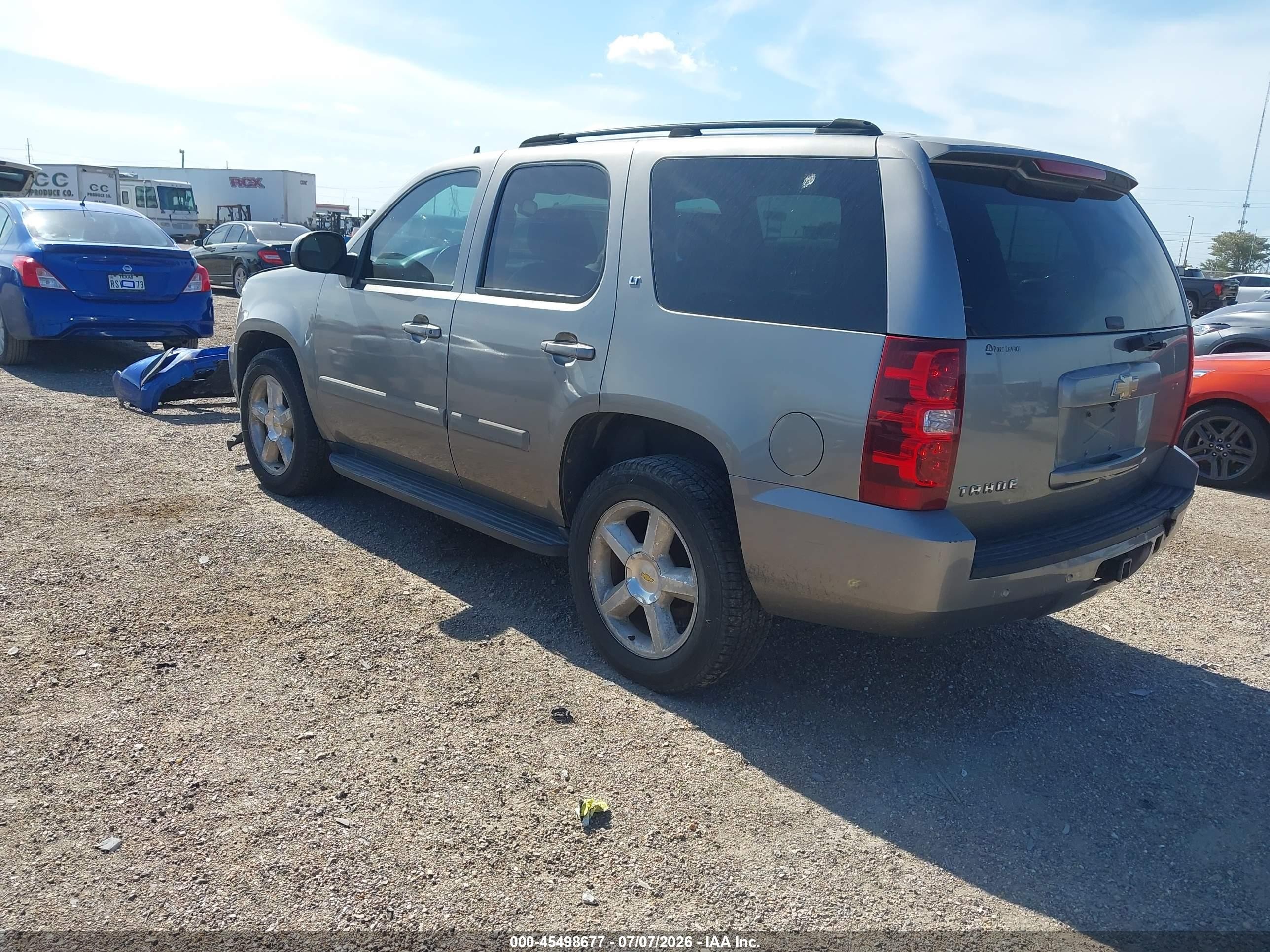 2007 Chevrolet Tahoe Lt Серый vin: 1GNFC13J67R297803