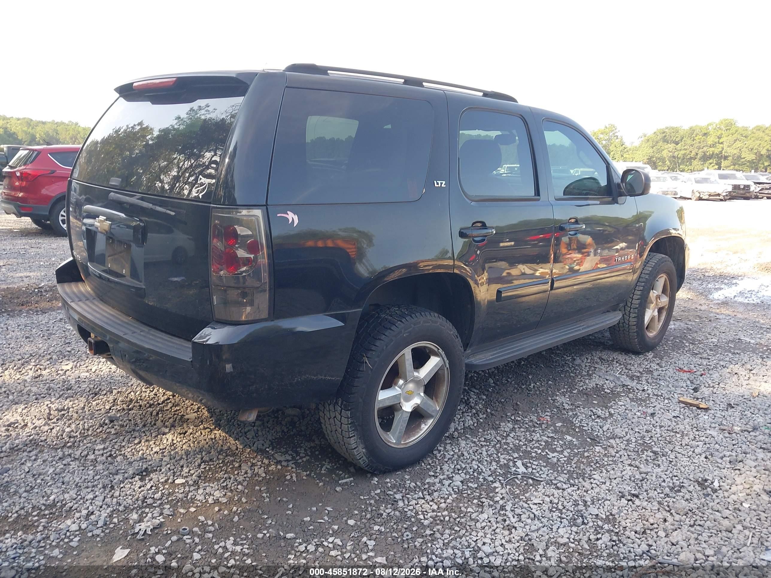 2007 Chevrolet Tahoe Lt Черный vin: 1GNFC13J77R119155