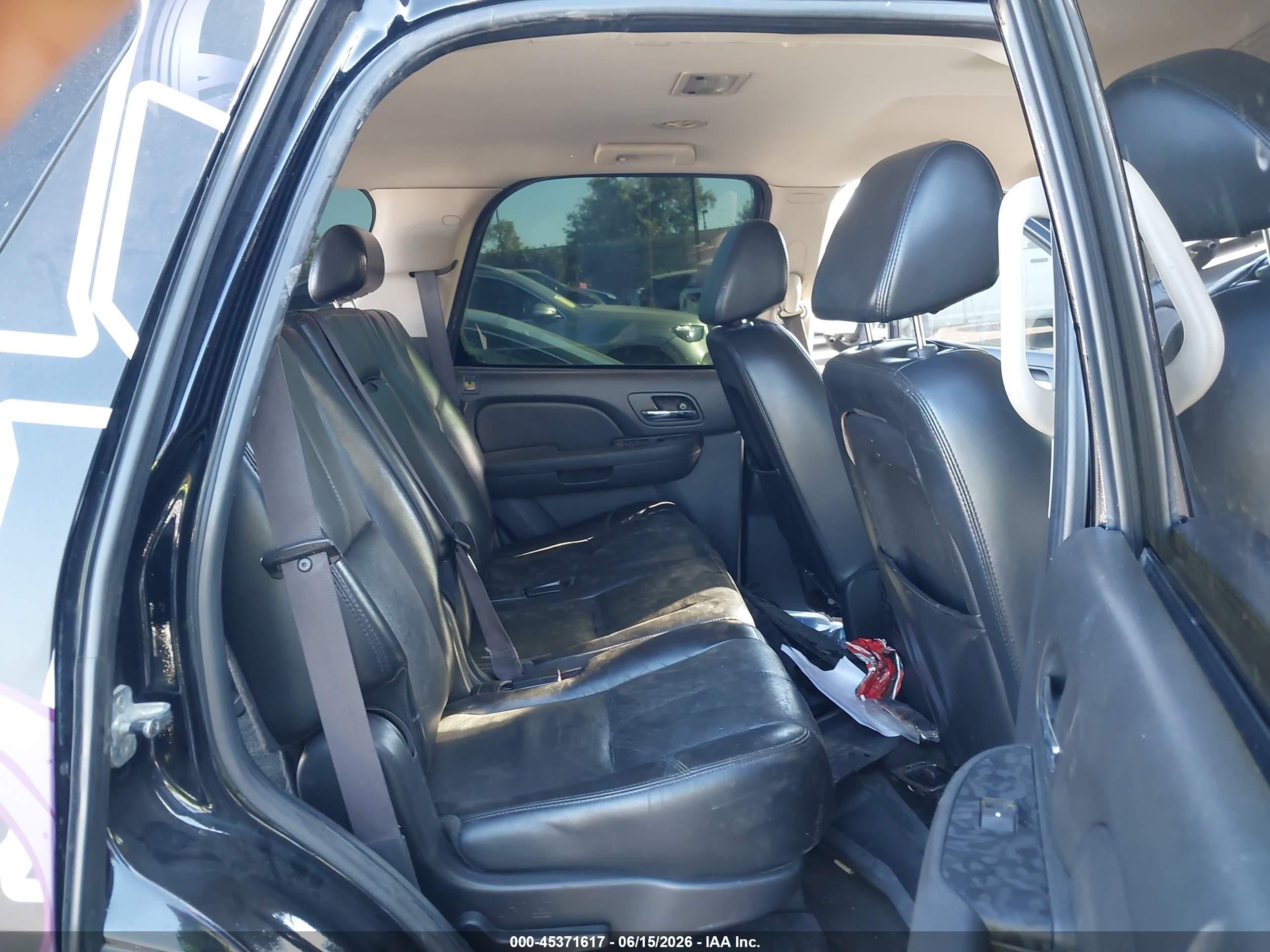 2007 Chevrolet Tahoe Lt Black vin: 1GNFC13J77R293551