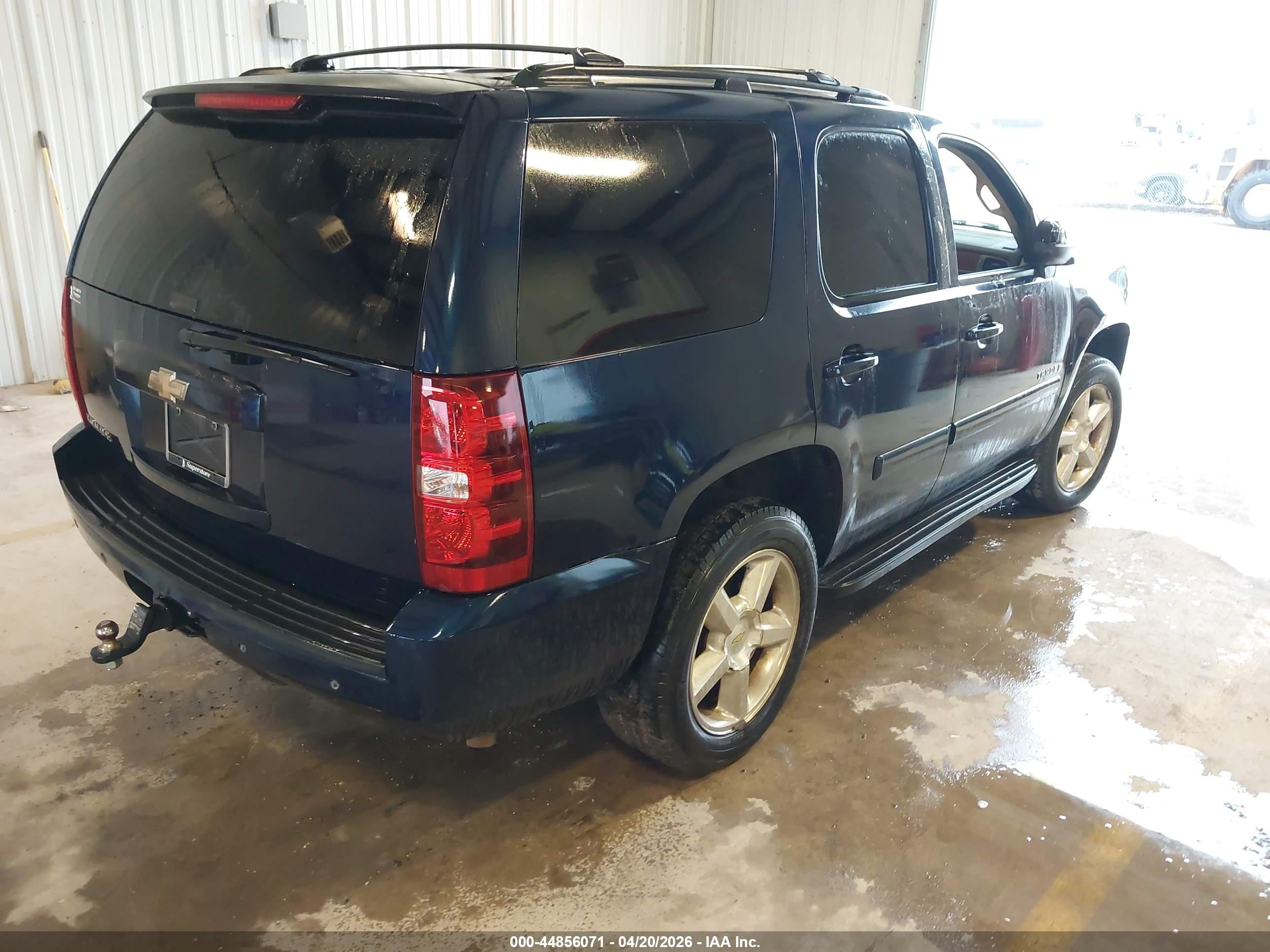 2008 Chevrolet Tahoe Lt Dark Blue vin: 1GNFC13J78R138922