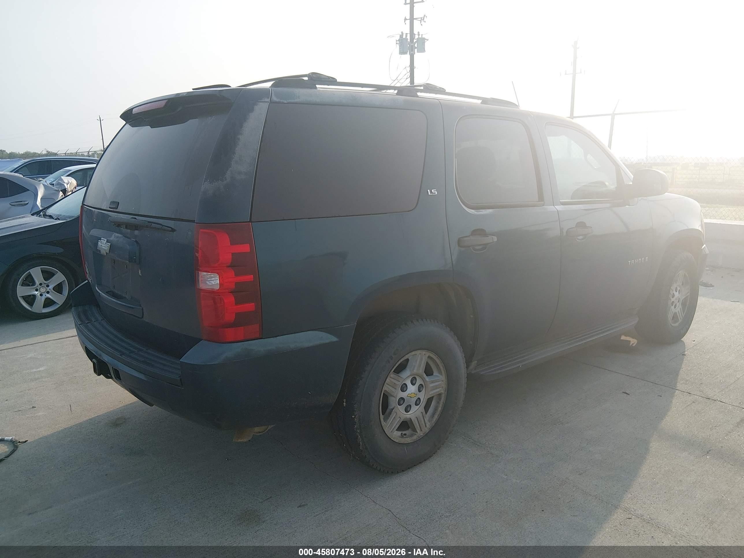 2007 Chevrolet Tahoe Ls Синий vin: 1GNFC13JX7R170620