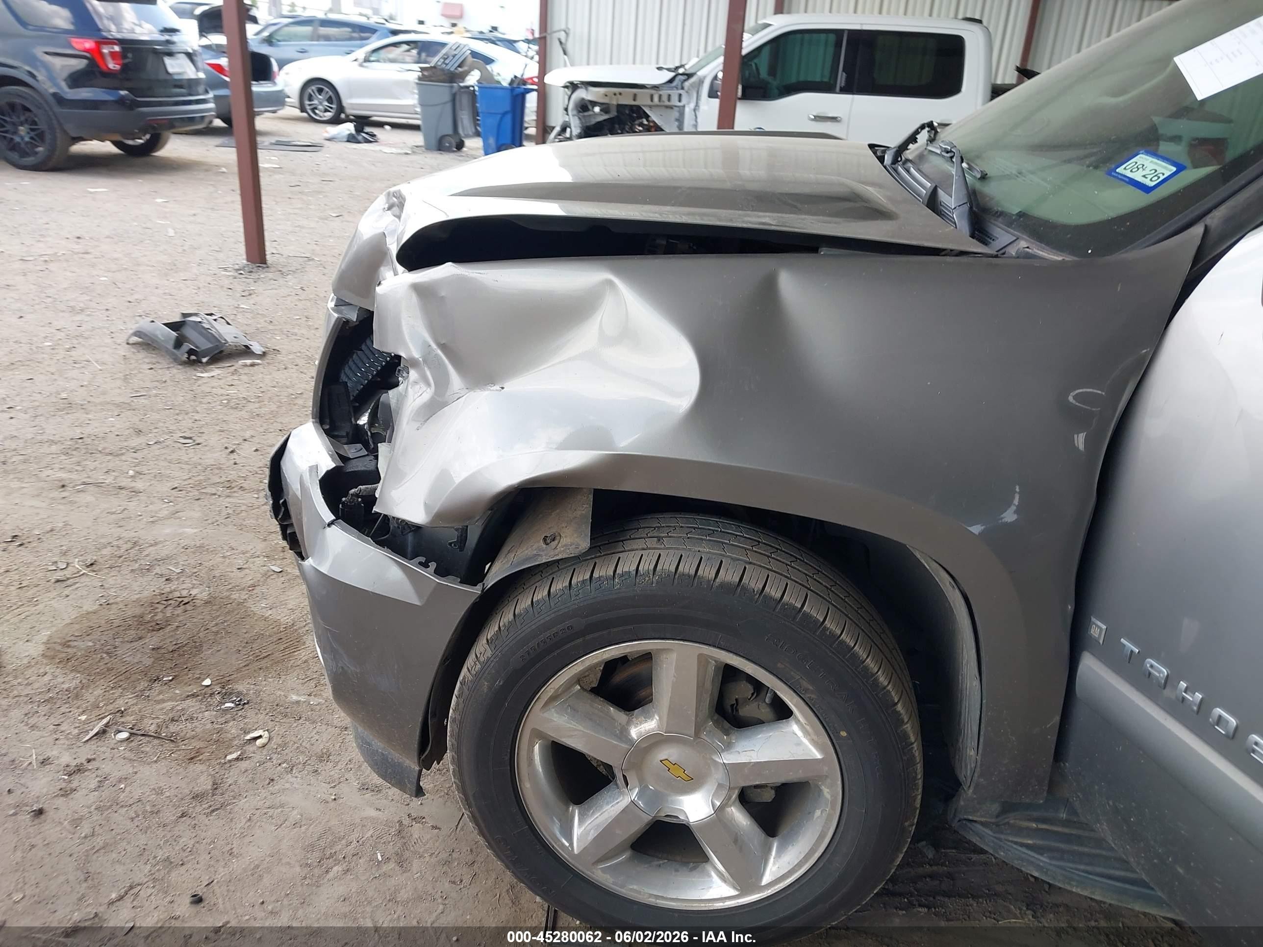 2007 Chevrolet Tahoe Ltz Gray vin: 1GNFC13JX7R241508