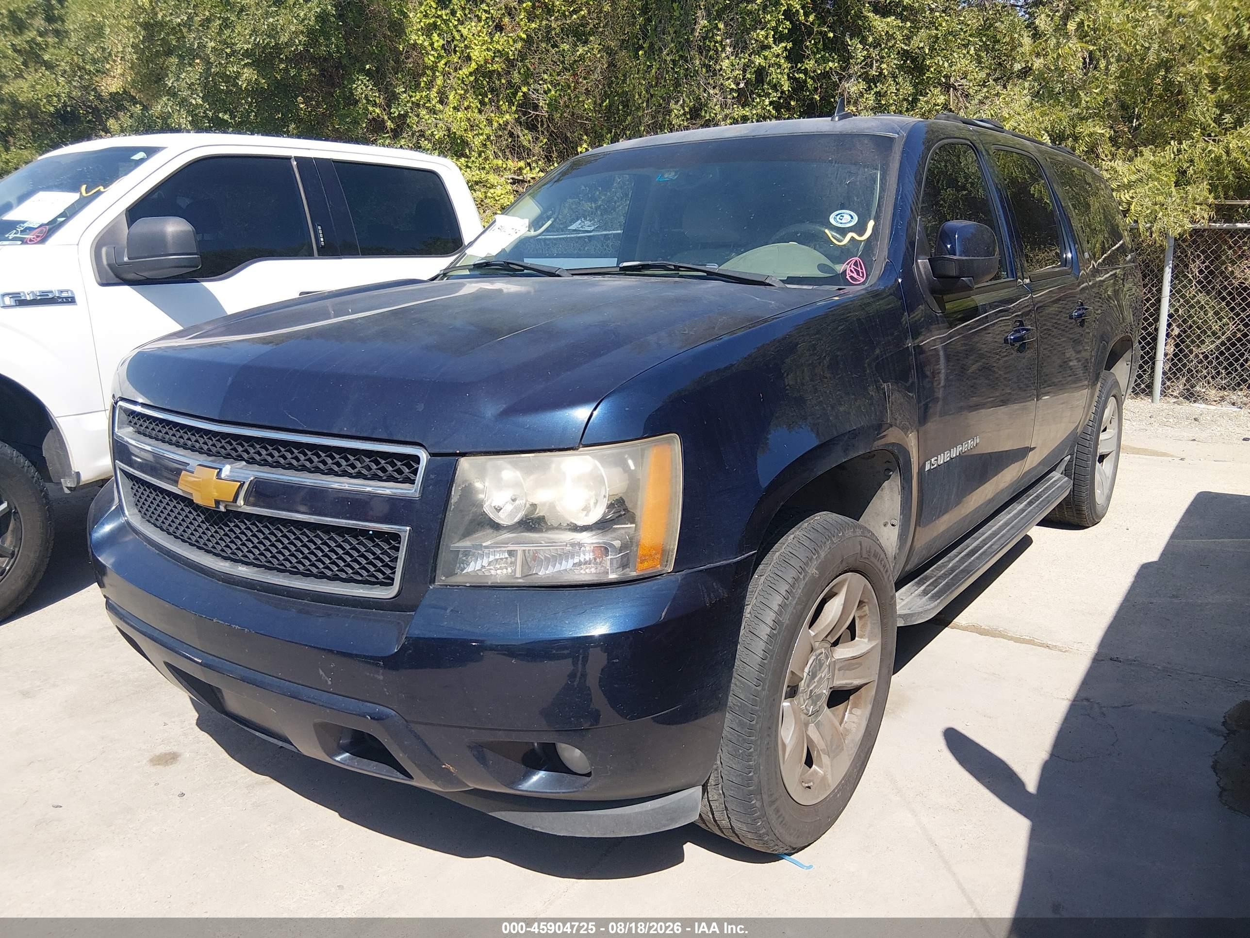2007 Chevrolet Suburban 1500 Lt Blue vin: 1GNFC16007R226146