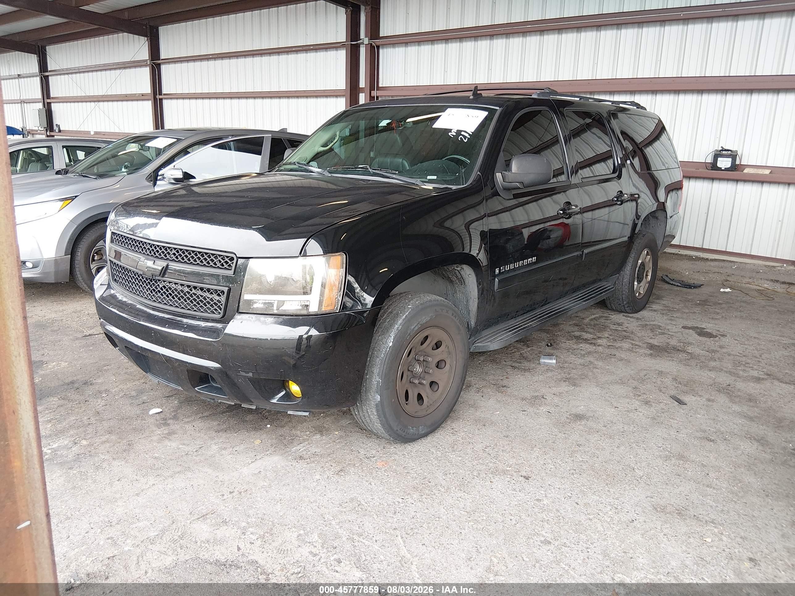 2008 Chevrolet Suburban 1500 Lt Черный vin: 1GNFC16008R211292