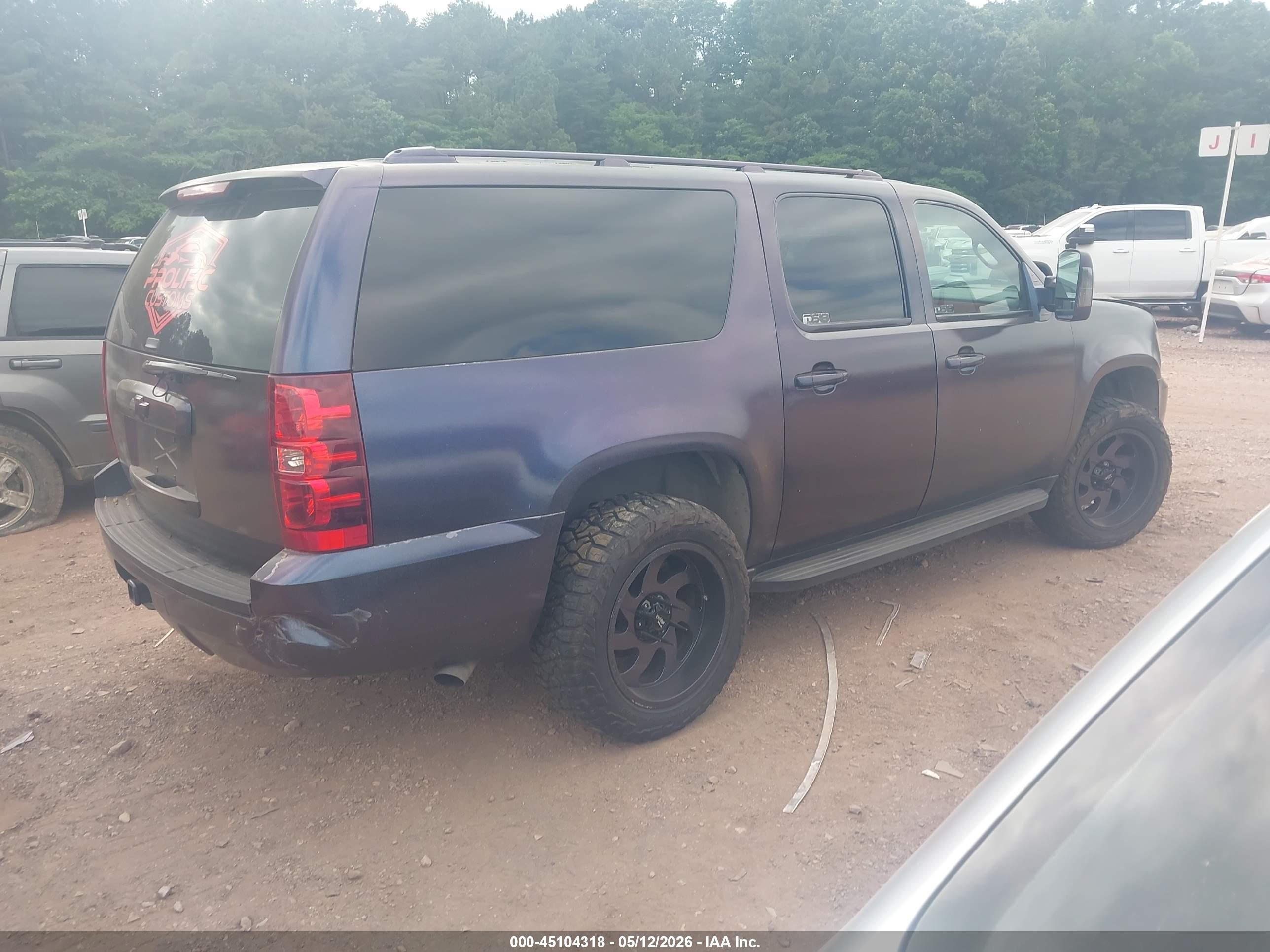 2007 Chevrolet Suburban 1500 Lt Purple vin: 1GNFC16027J193293