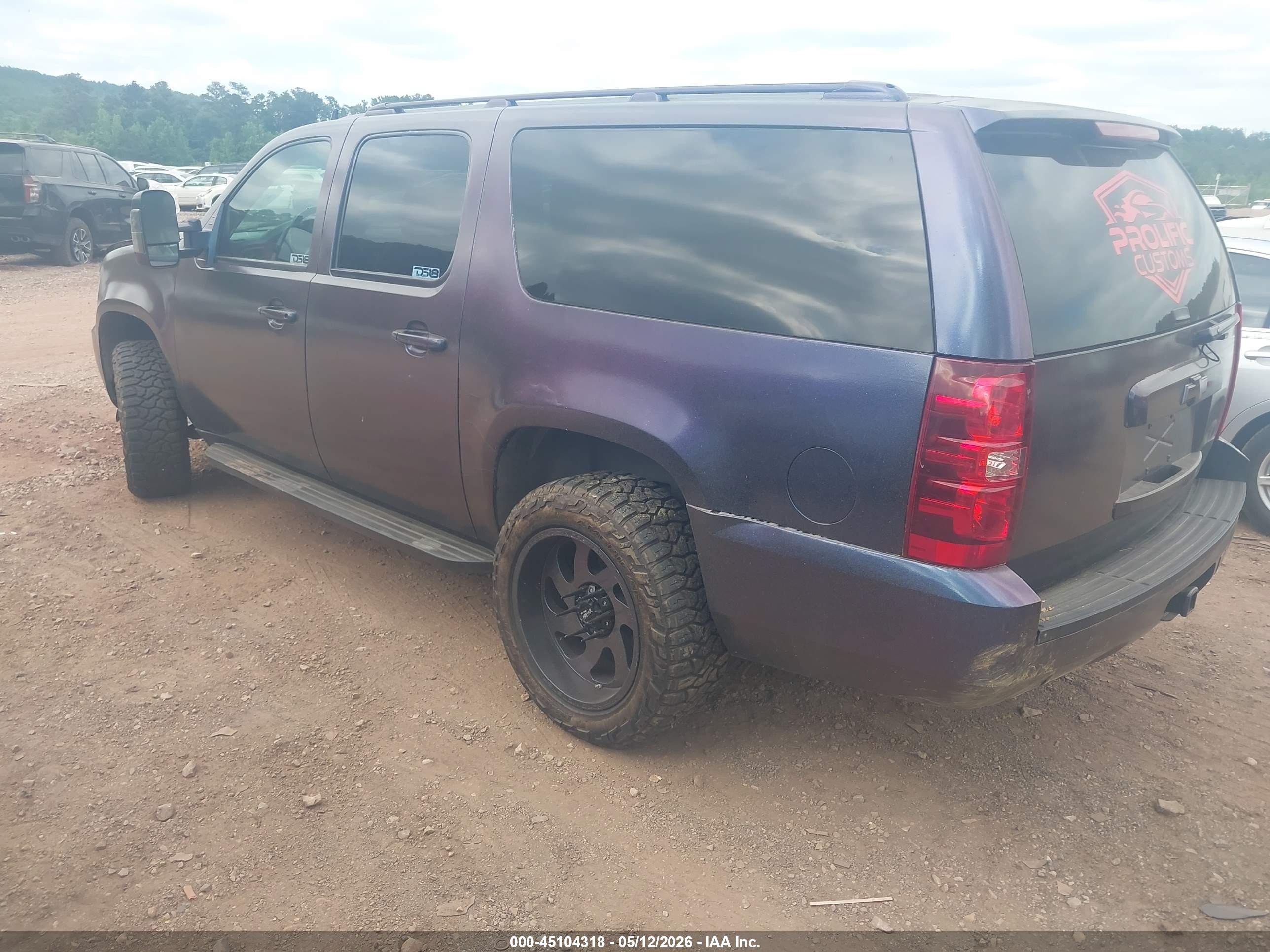 2007 Chevrolet Suburban 1500 Lt Purple vin: 1GNFC16027J193293