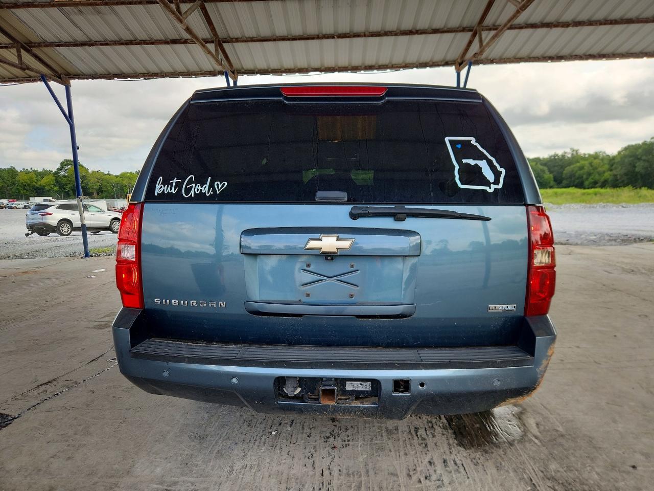2008 Chevrolet Suburban C1500 Ls Blue vin: 1GNFC16038R153887