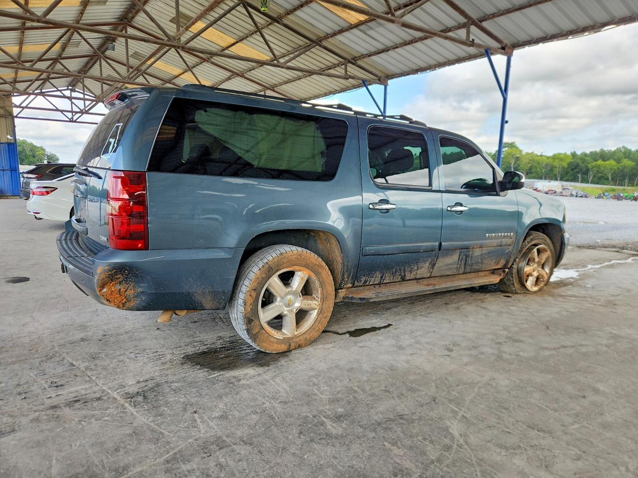 2008 Chevrolet Suburban C1500 Ls Blue vin: 1GNFC16038R153887