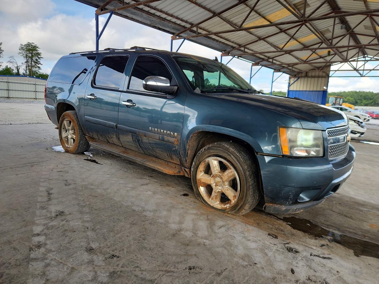 2008 Chevrolet Suburban C1500 Ls Blue vin: 1GNFC16038R153887
