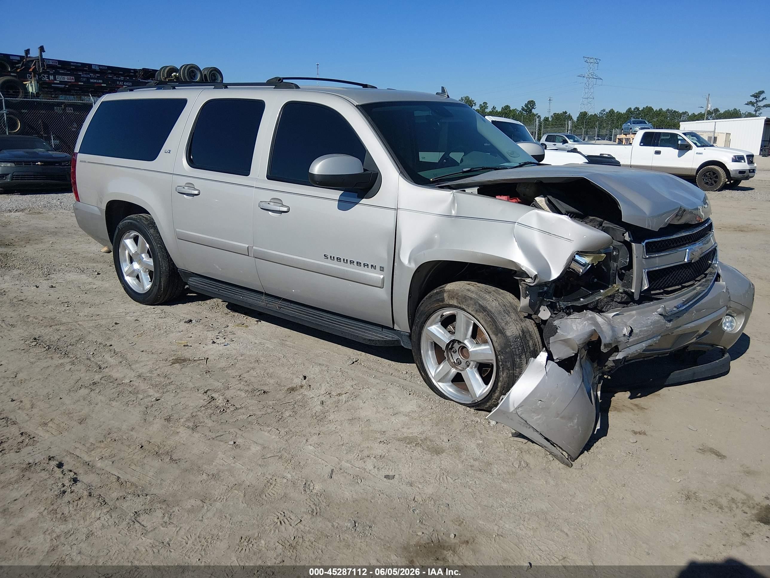 2007 Chevrolet Suburban 1500 Ltz Beige vin: 1GNFC16077J232508
