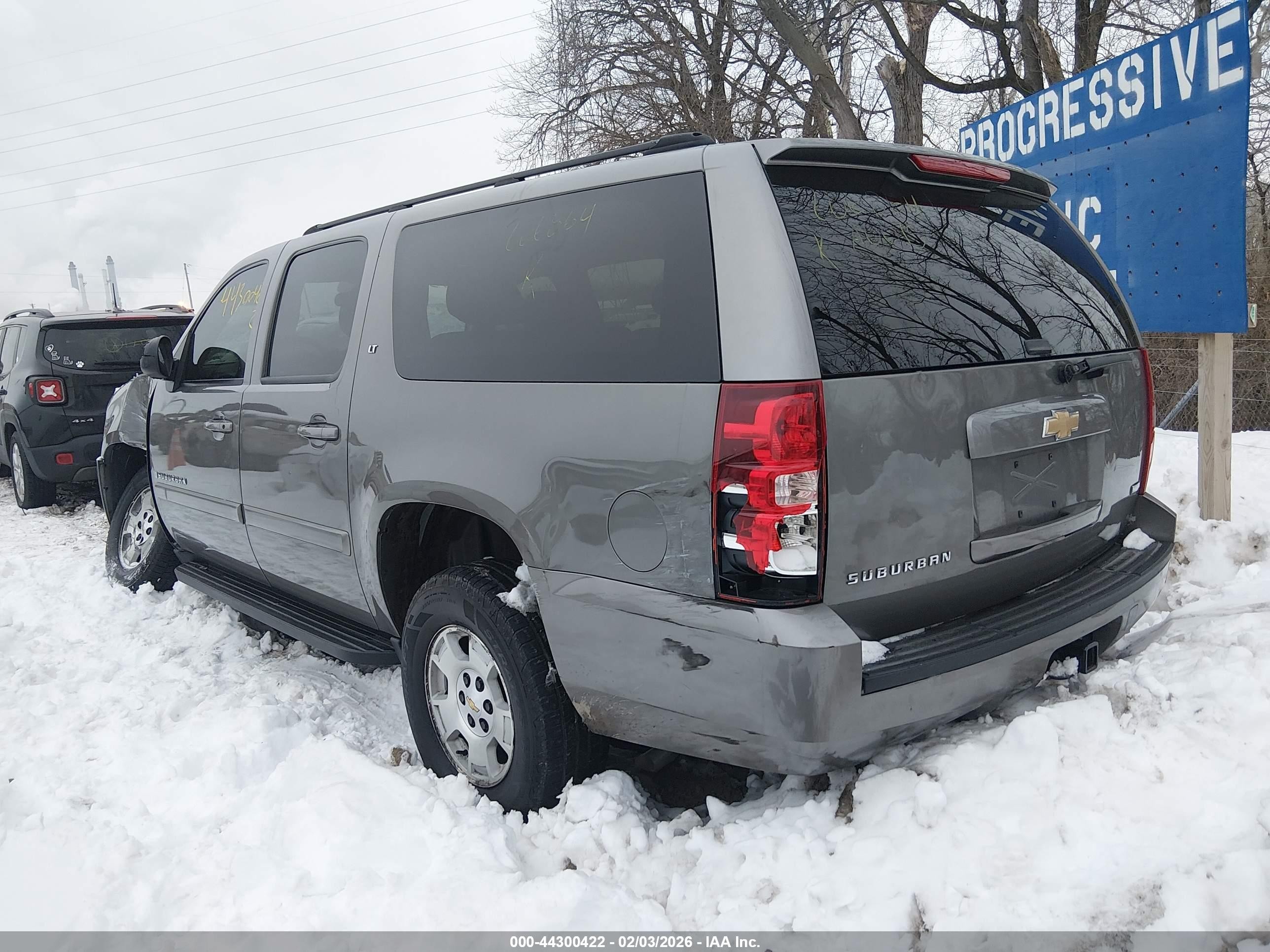 2007 Chevrolet Suburban 1500 Lt Gray vin: 1GNFC16097J206864