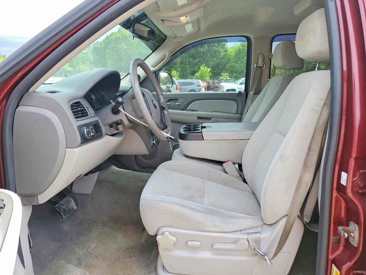 2008 Chevrolet Suburban C1500 Ls Burgundy vin: 1GNFC16J38J211715