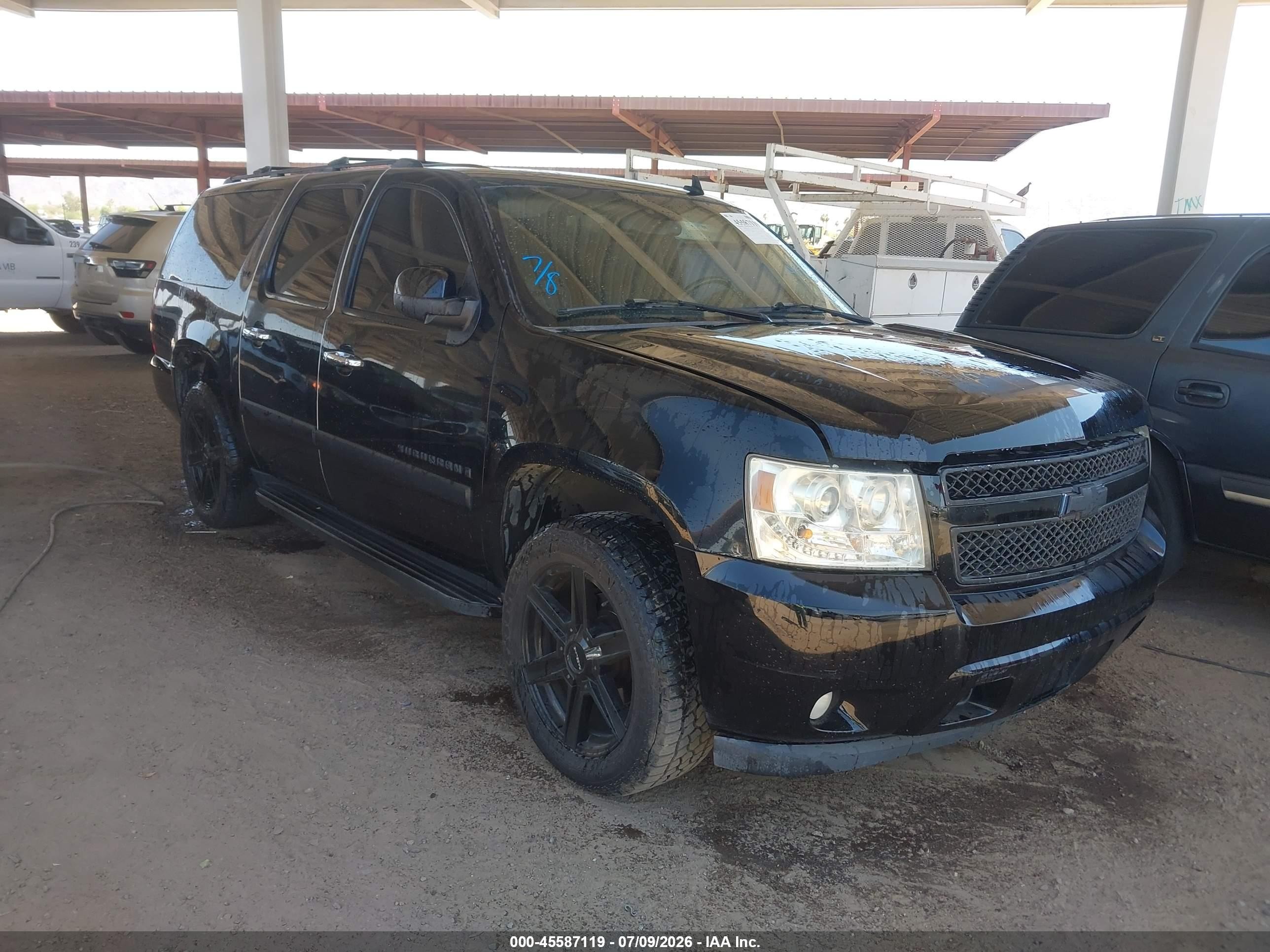 2008 Chevrolet Suburban 1500 Ltz Черный vin: 1GNFC16J48R132717