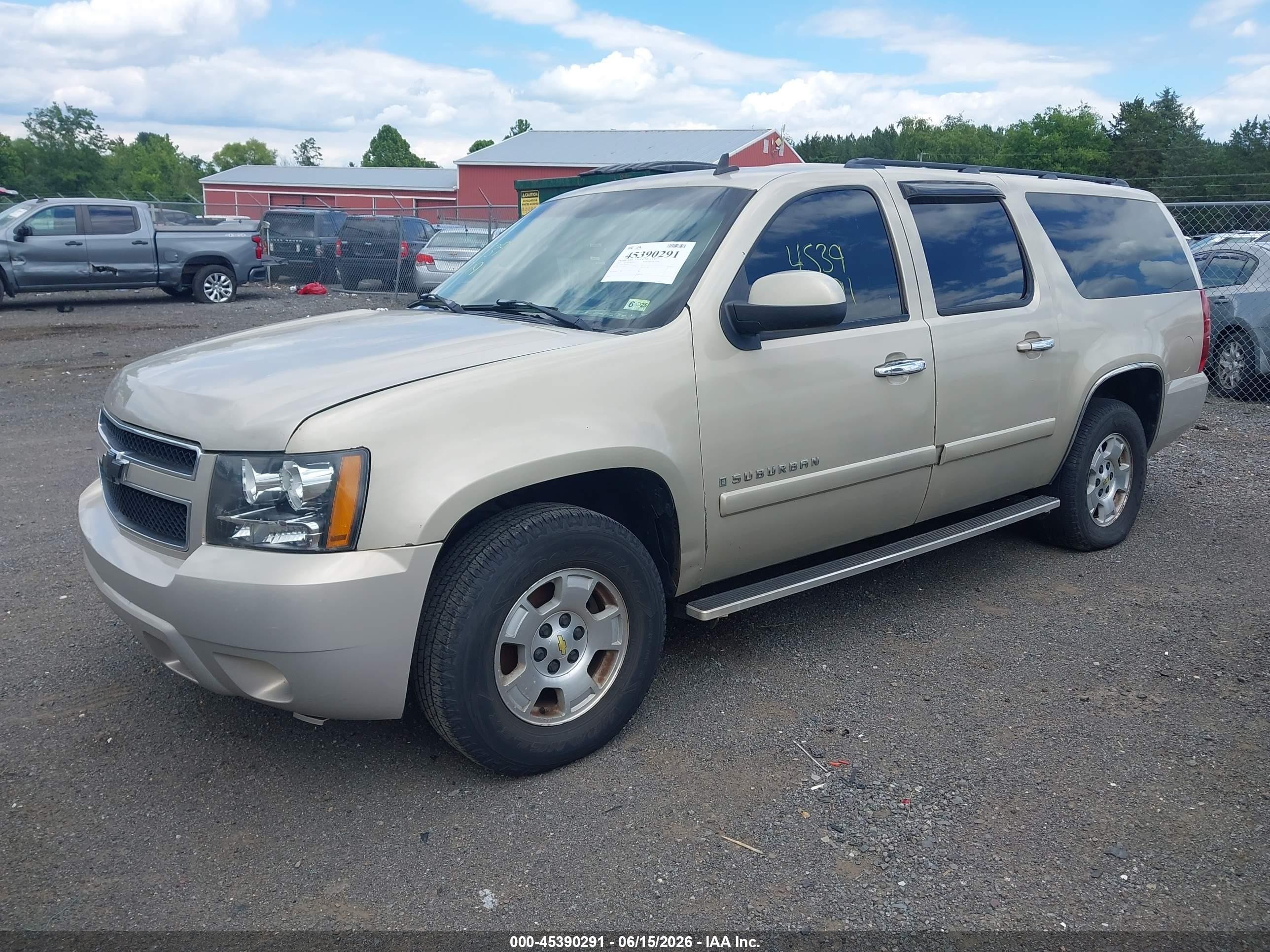 2007 Chevrolet Suburban 1500 Lt Gold vin: 1GNFC16J57J322376
