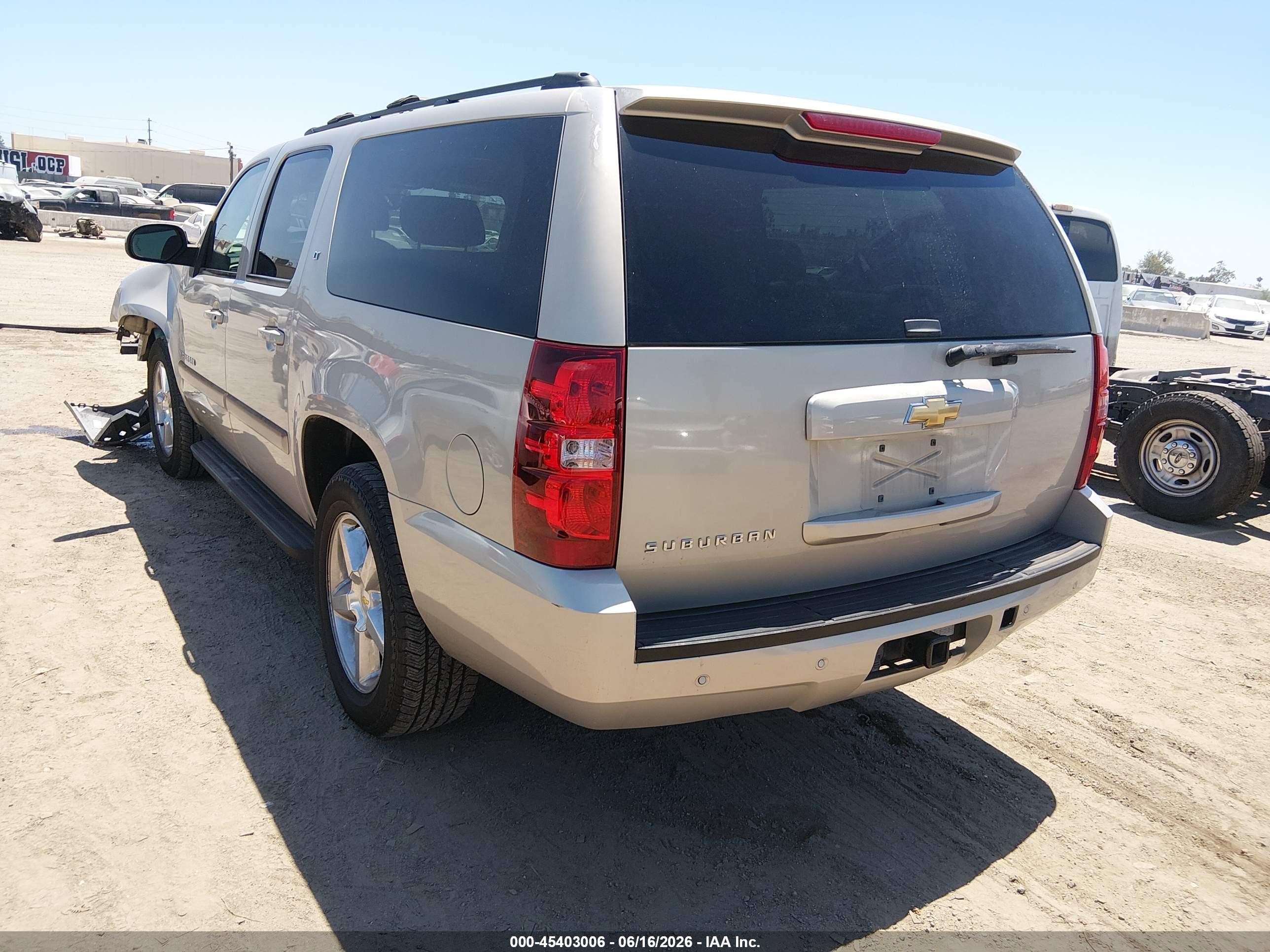 2007 Chevrolet Suburban 1500 Lt Champagne vin: 1GNFC16J67J331569