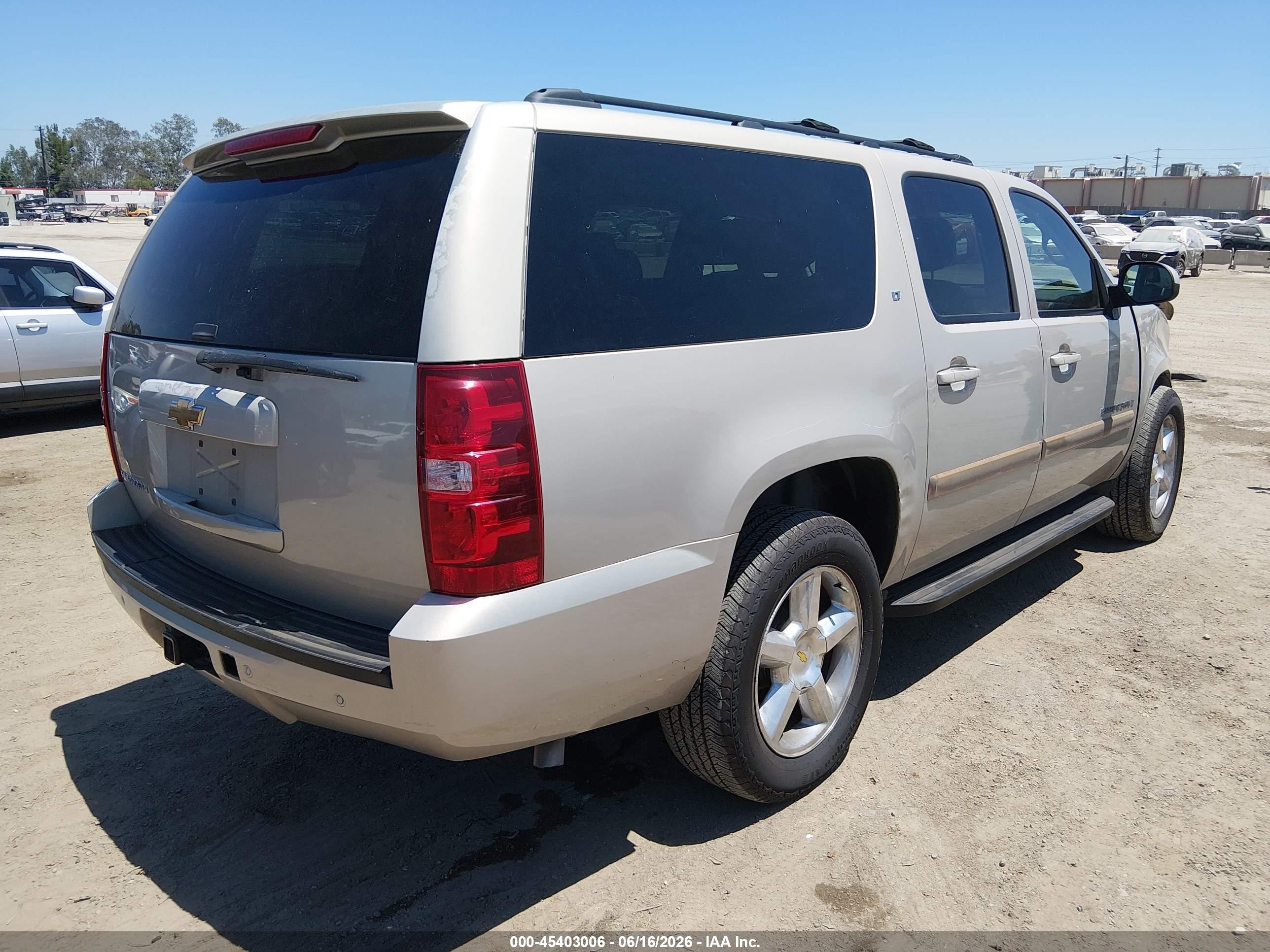 2007 Chevrolet Suburban 1500 Lt Champagne vin: 1GNFC16J67J331569