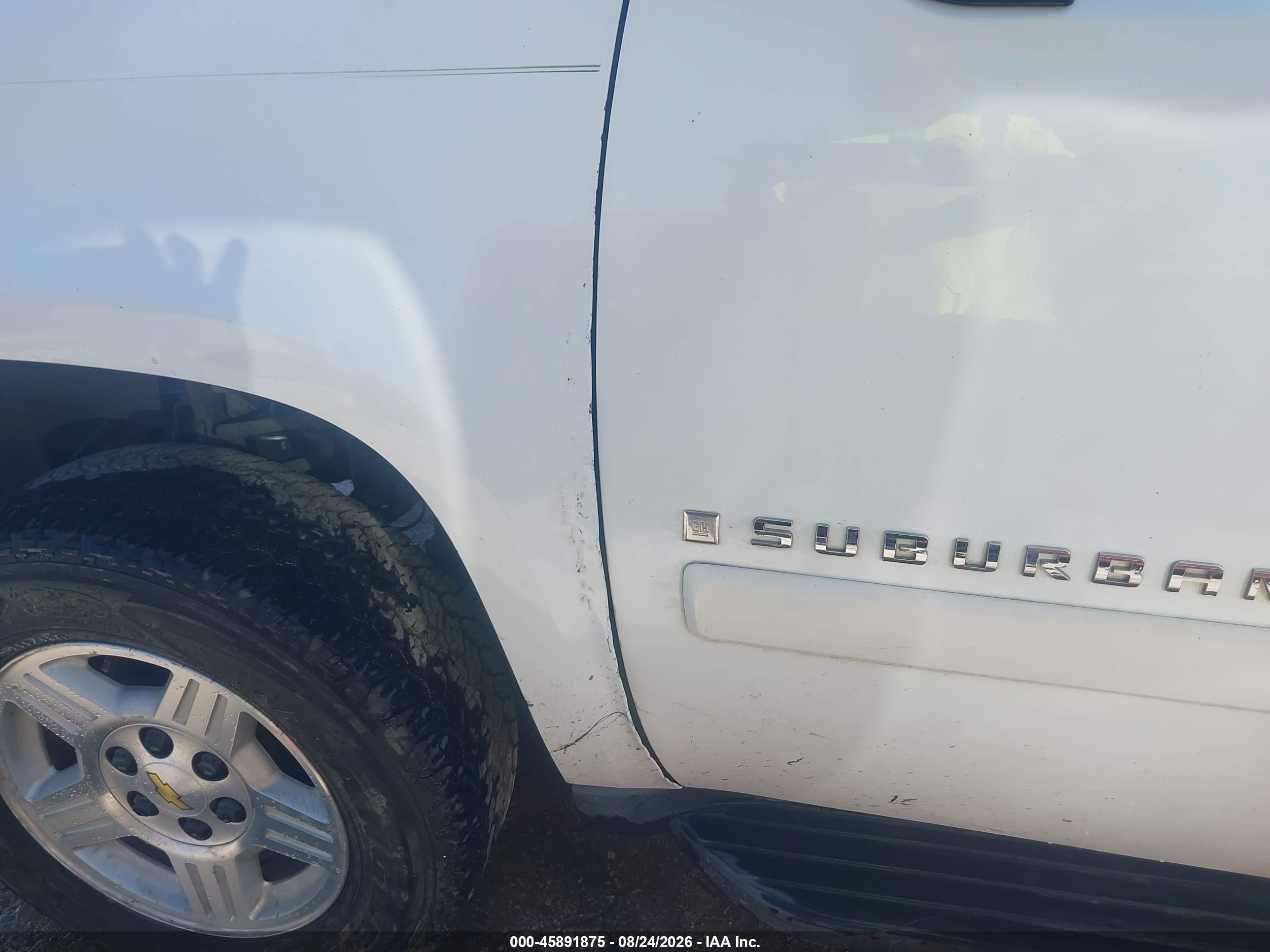 2008 Chevrolet Suburban 1500 Lt Белый vin: 1GNFC16J68R140284