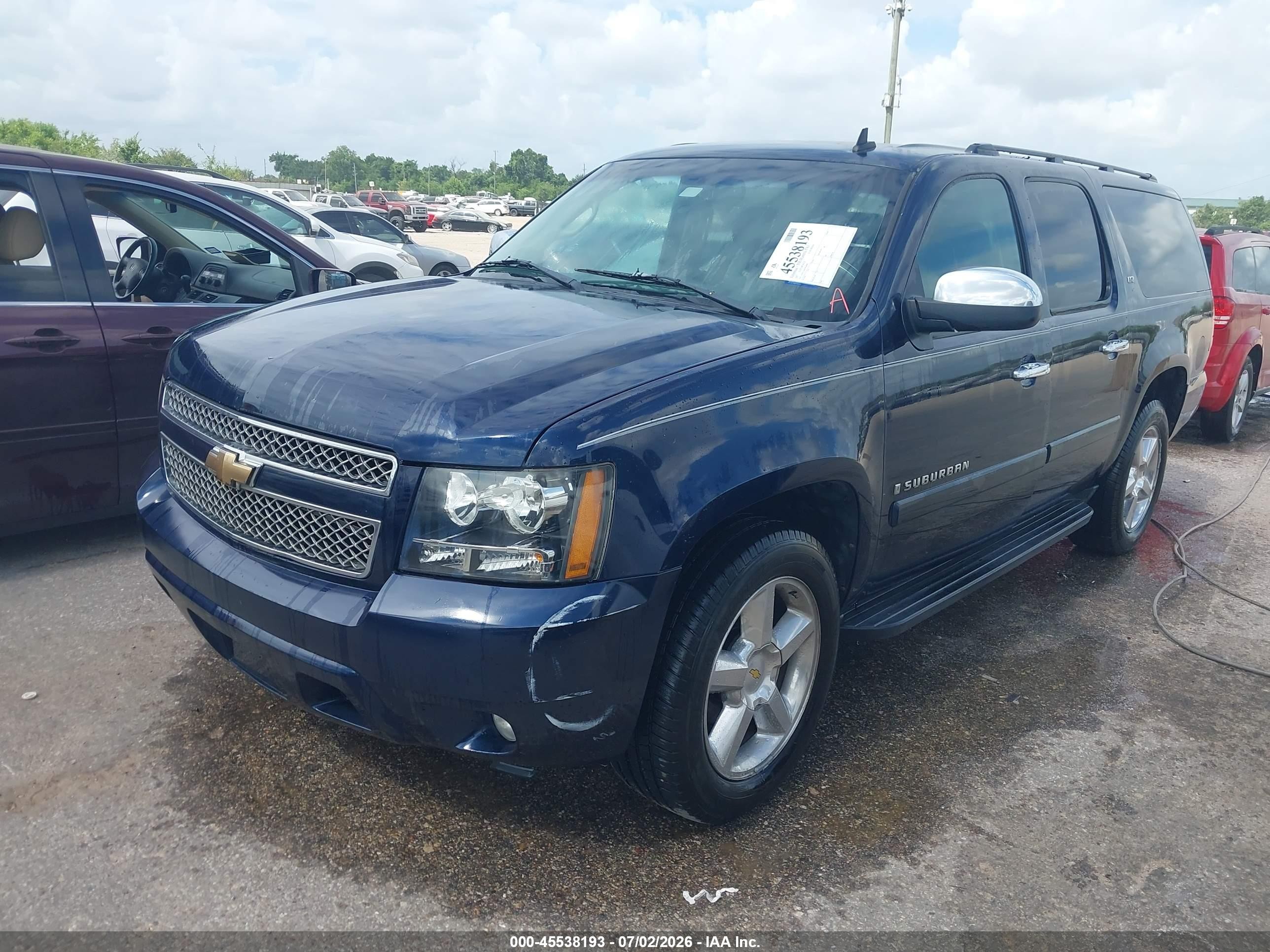 2007 Chevrolet Suburban Ltz Dark Blue vin: 1GNFC16J87R364686