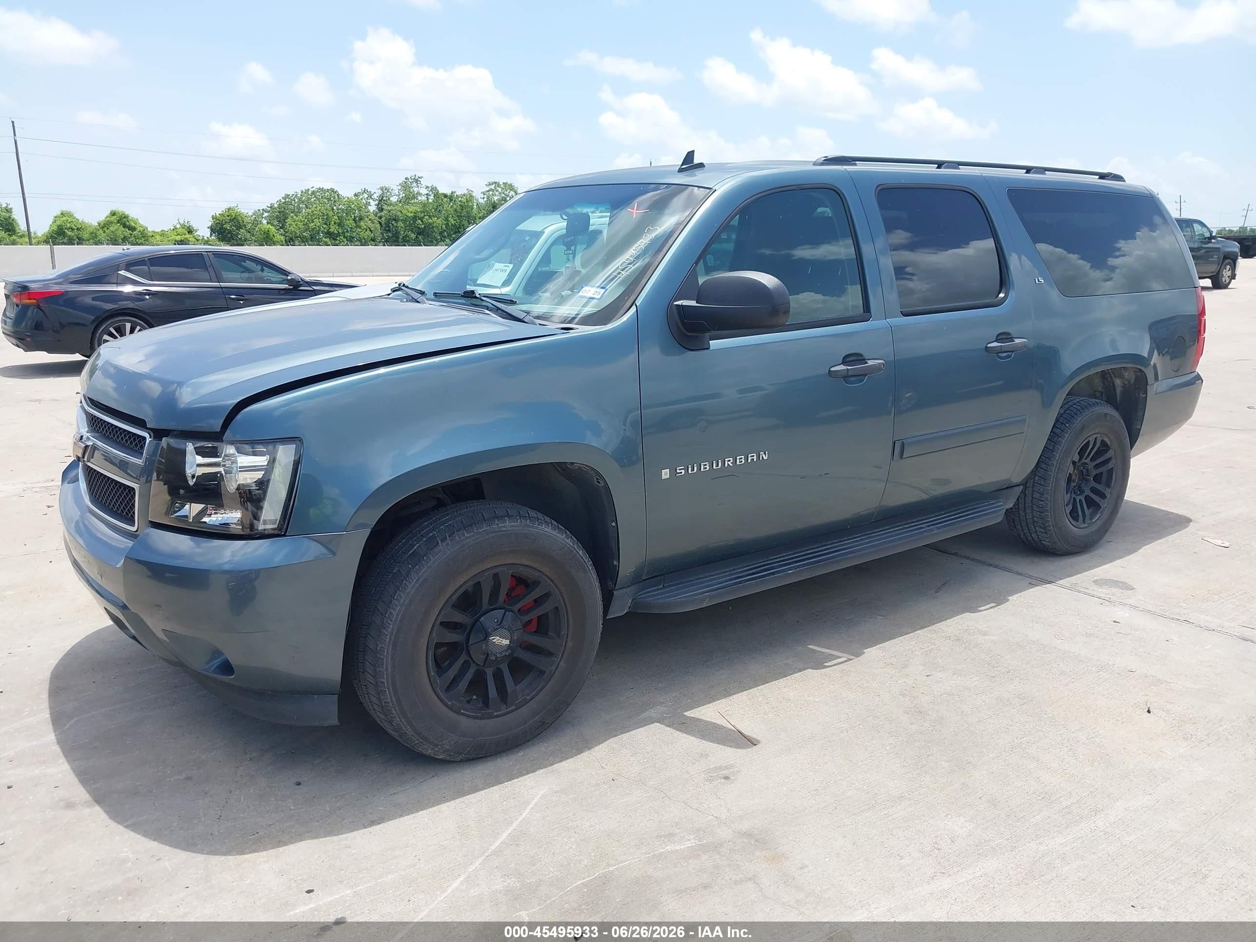 2009 Chevrolet Suburban 1500 Ls Blue vin: 1GNFC16J89R136478