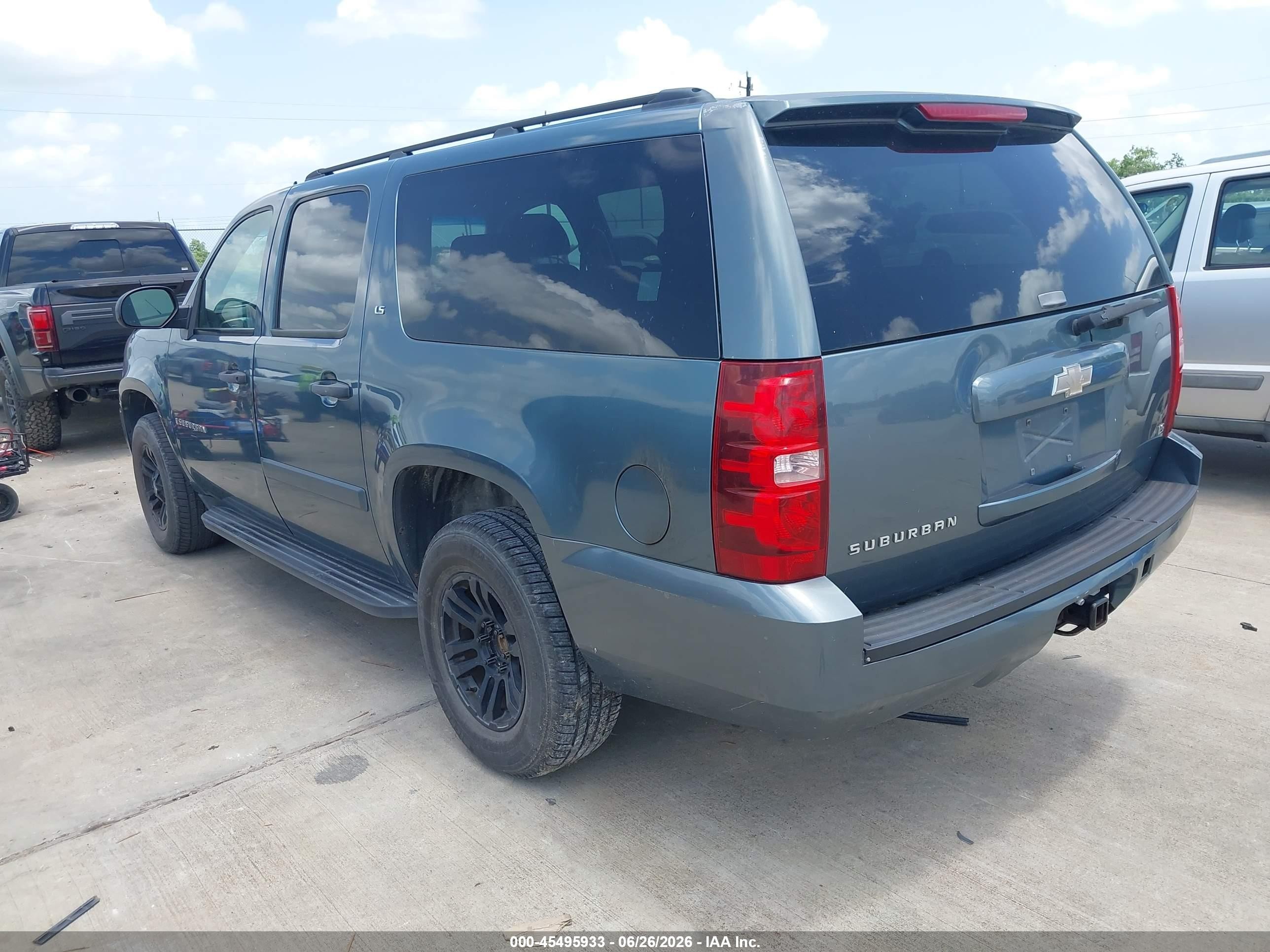 2009 Chevrolet Suburban 1500 Ls Blue vin: 1GNFC16J89R136478