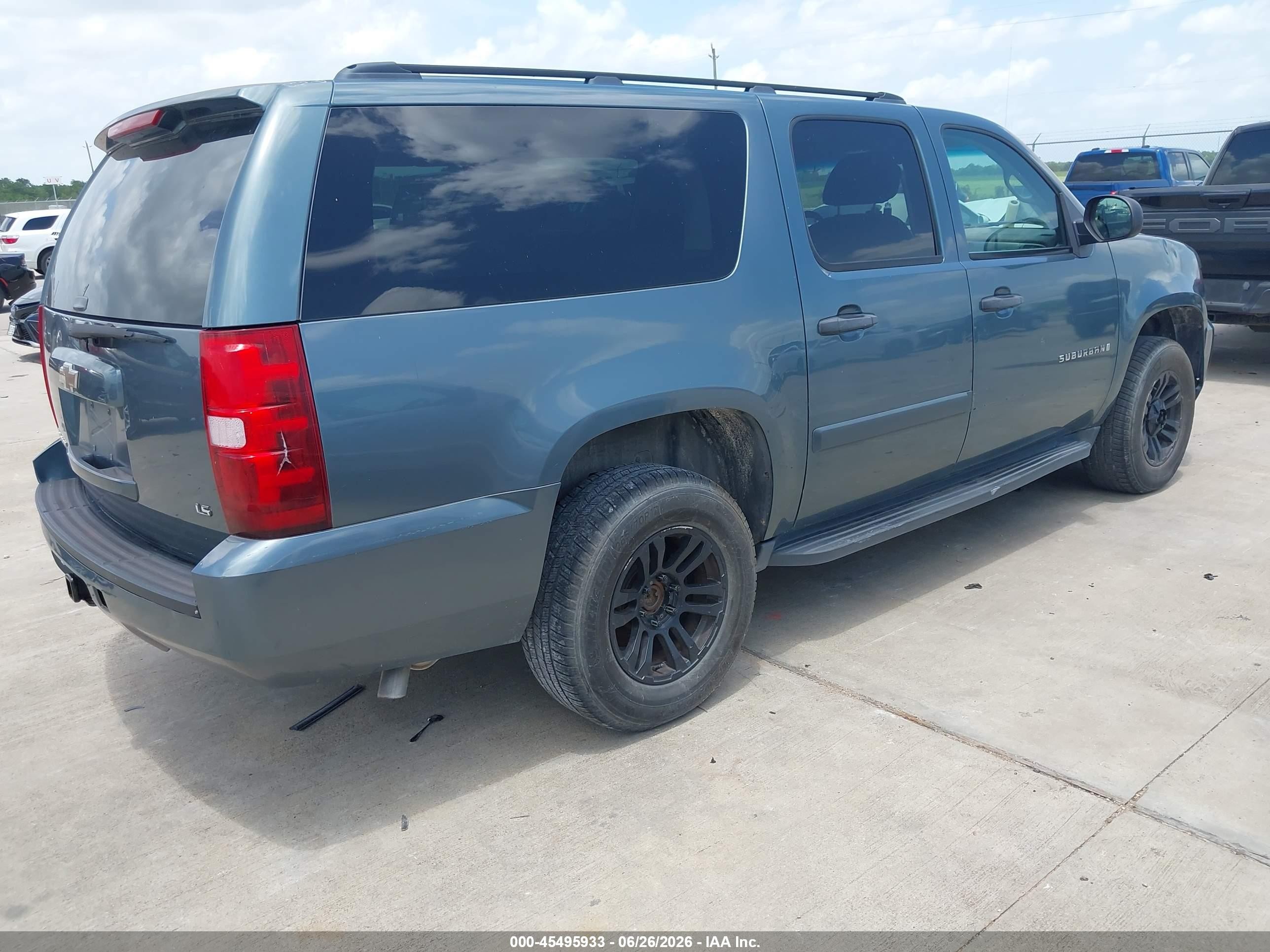 2009 Chevrolet Suburban 1500 Ls Blue vin: 1GNFC16J89R136478