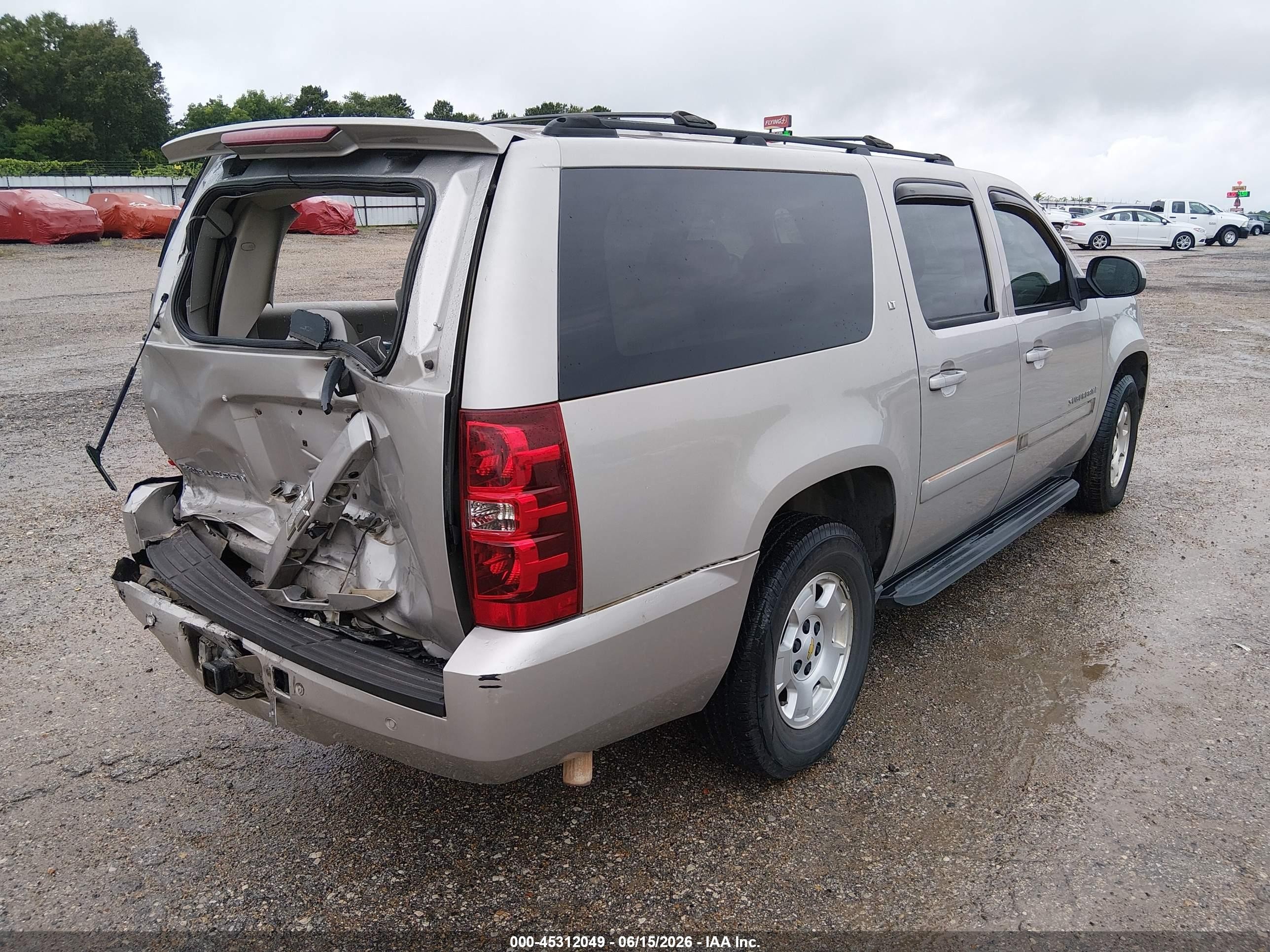 2007 Chevrolet Suburban 1500 Lt Gray vin: 1GNFC16J97R252818
