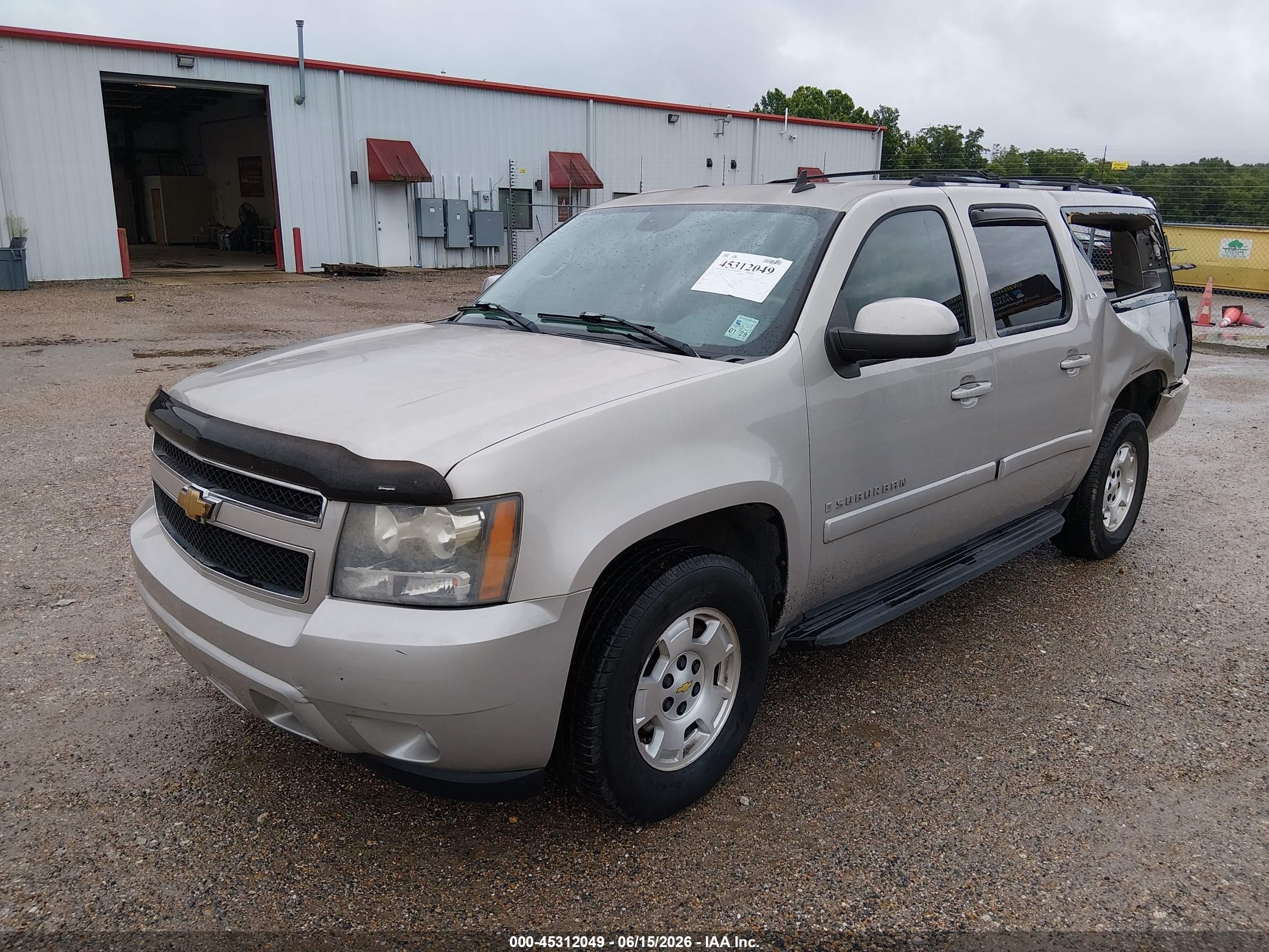 2007 Chevrolet Suburban 1500 Lt Gray vin: 1GNFC16J97R252818