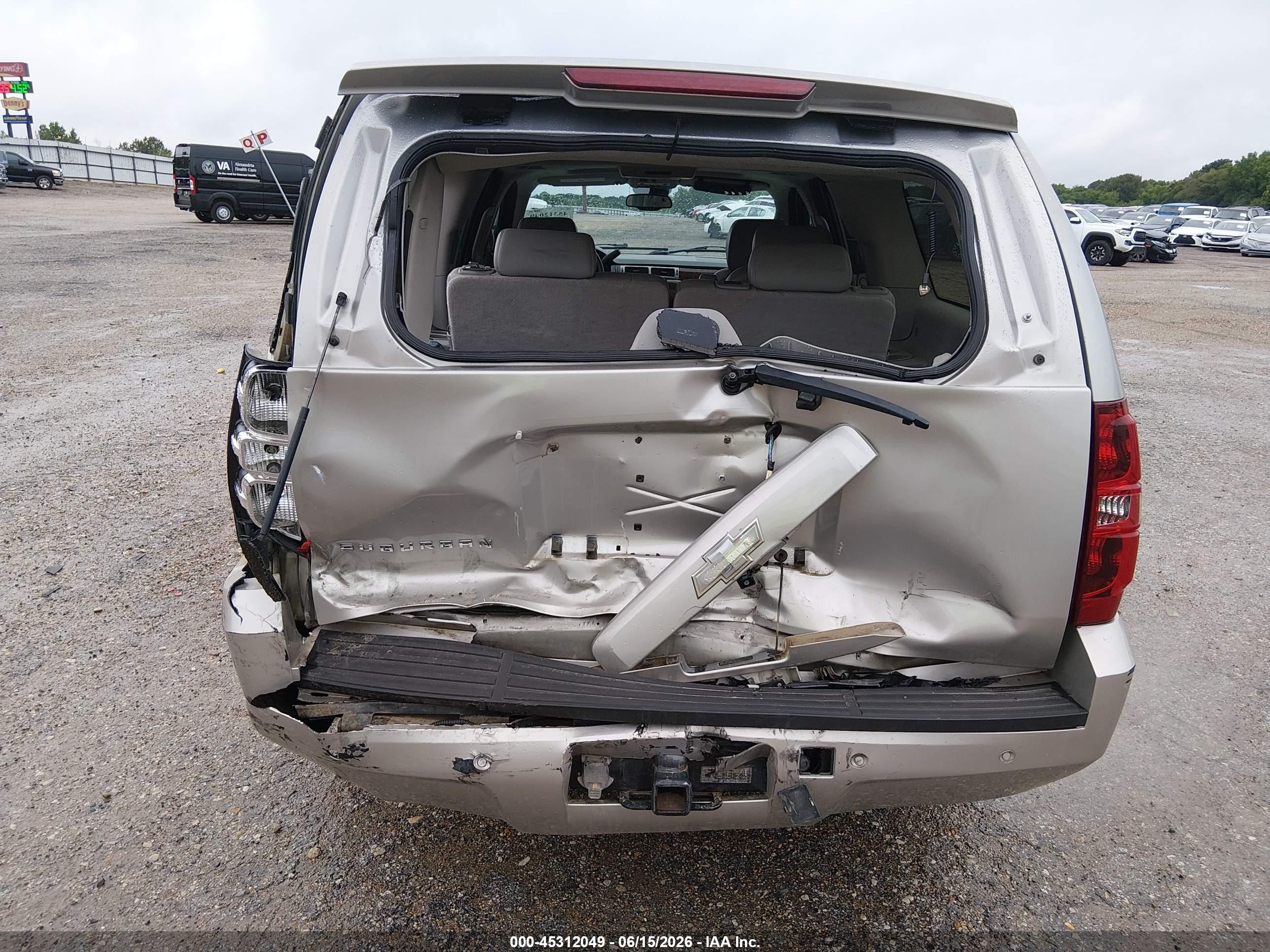 2007 Chevrolet Suburban 1500 Lt Gray vin: 1GNFC16J97R252818