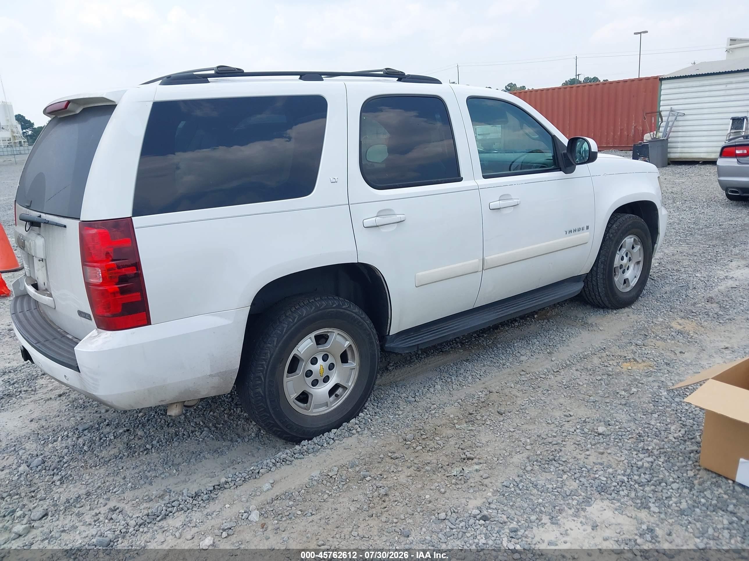 2009 Chevrolet Tahoe Lt2 White vin: 1GNFC23019R193719