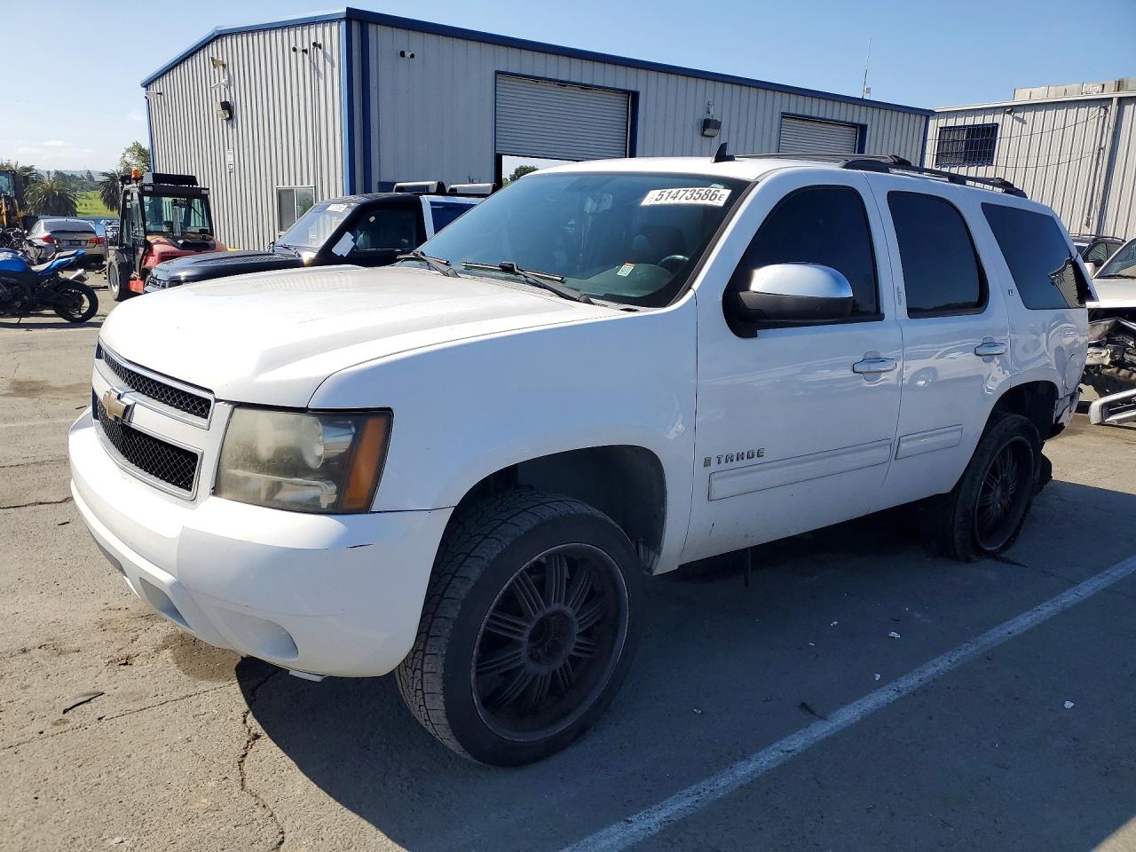 2009 Chevrolet Tahoe Lt White vin: 1GNFC23019R256754
