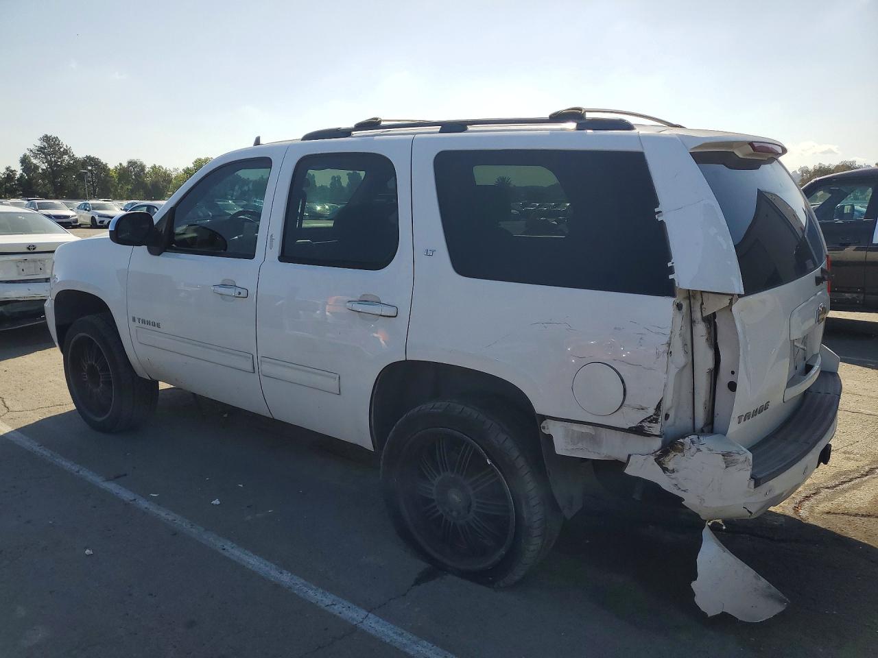 2009 Chevrolet Tahoe Lt White vin: 1GNFC23019R256754