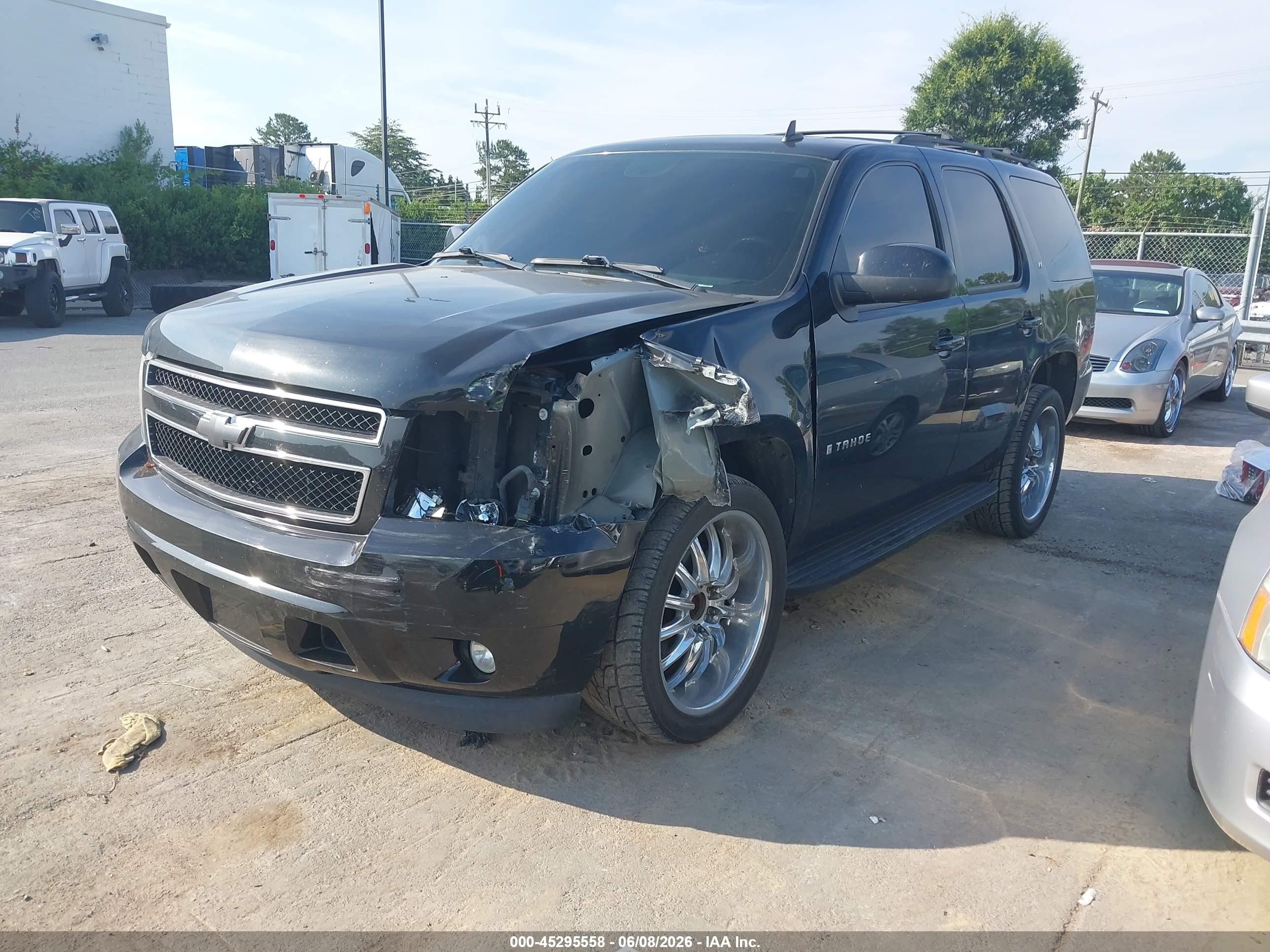 2009 Chevrolet Tahoe Lt2 Black vin: 1GNFC23059R166913