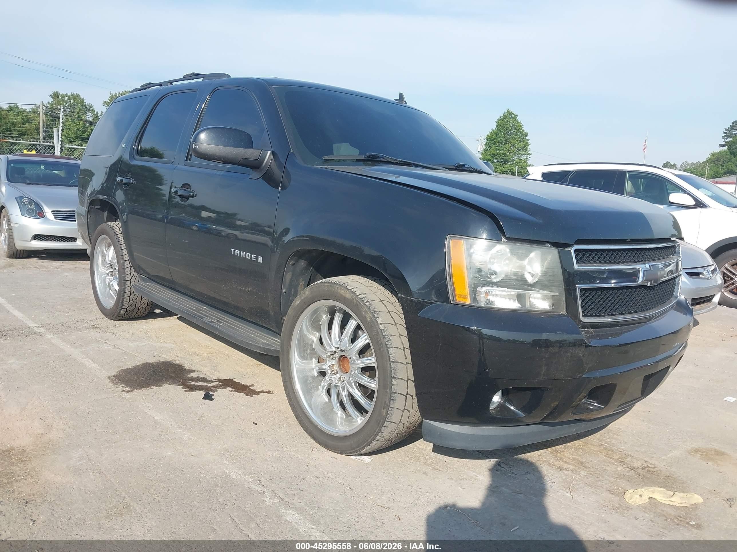 2009 Chevrolet Tahoe Lt2 Black vin: 1GNFC23059R166913