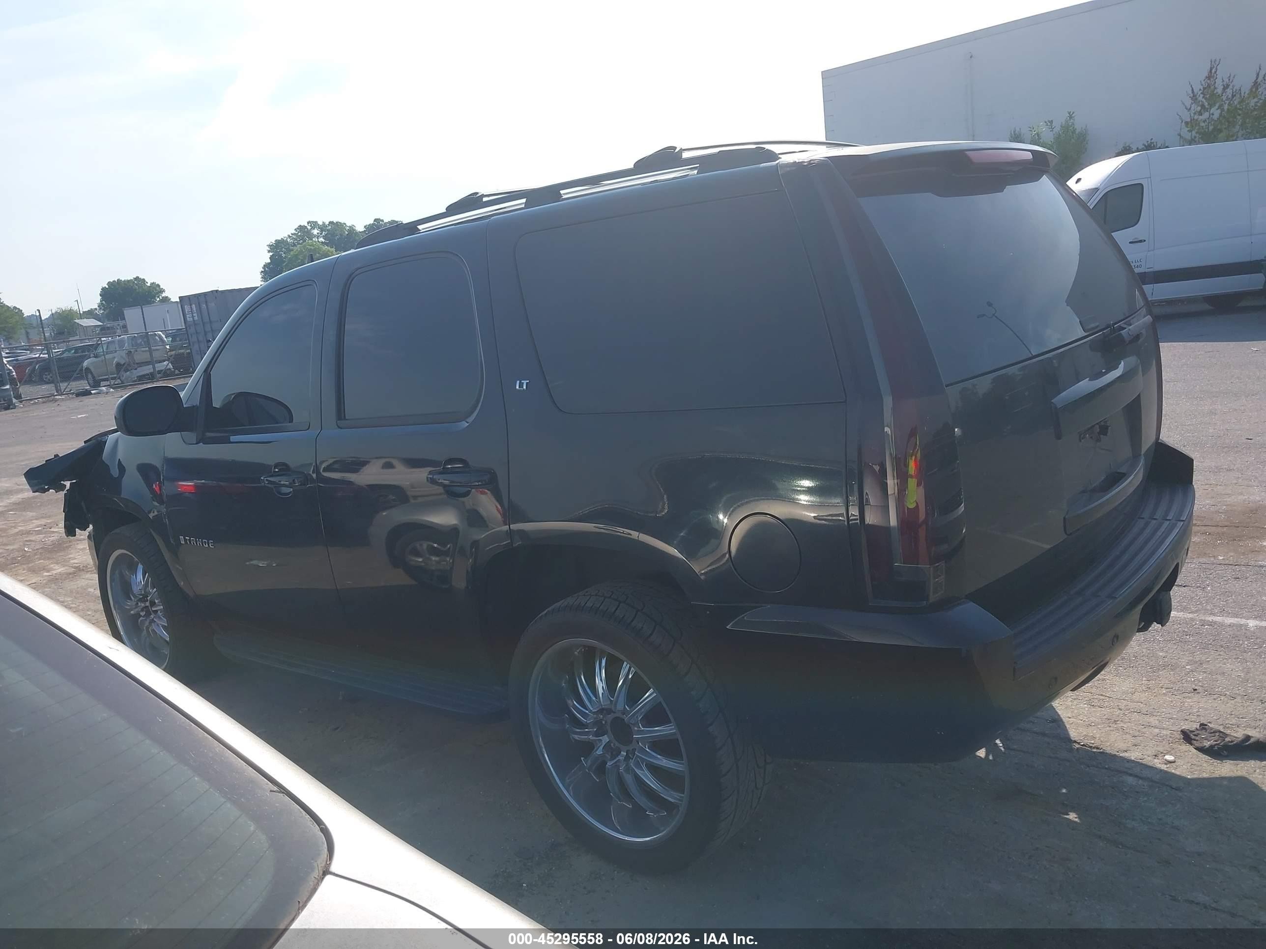2009 Chevrolet Tahoe Lt2 Black vin: 1GNFC23059R166913