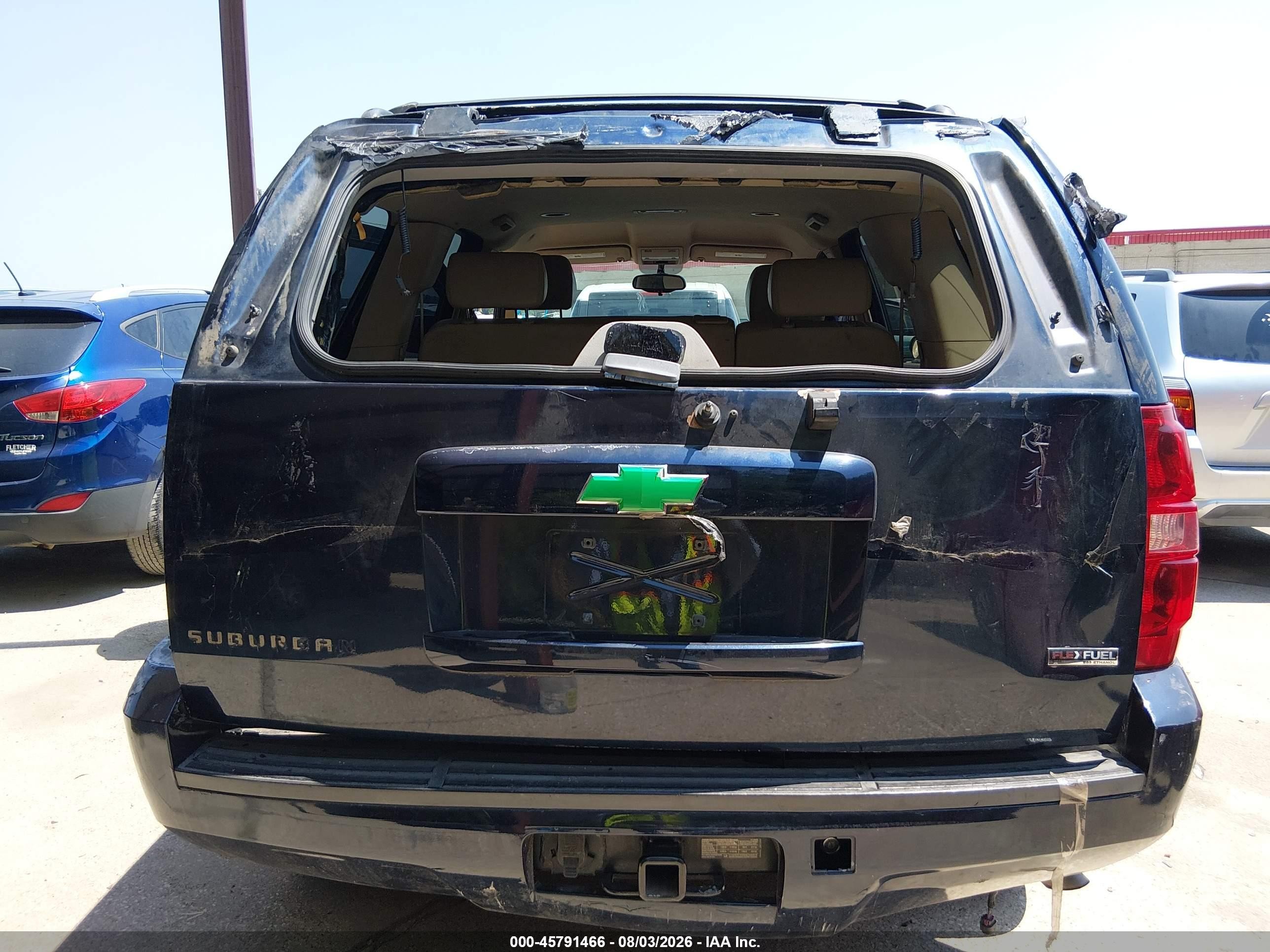 2009 Chevrolet Tahoe Lt2 Blue vin: 1GNFC23069R158013