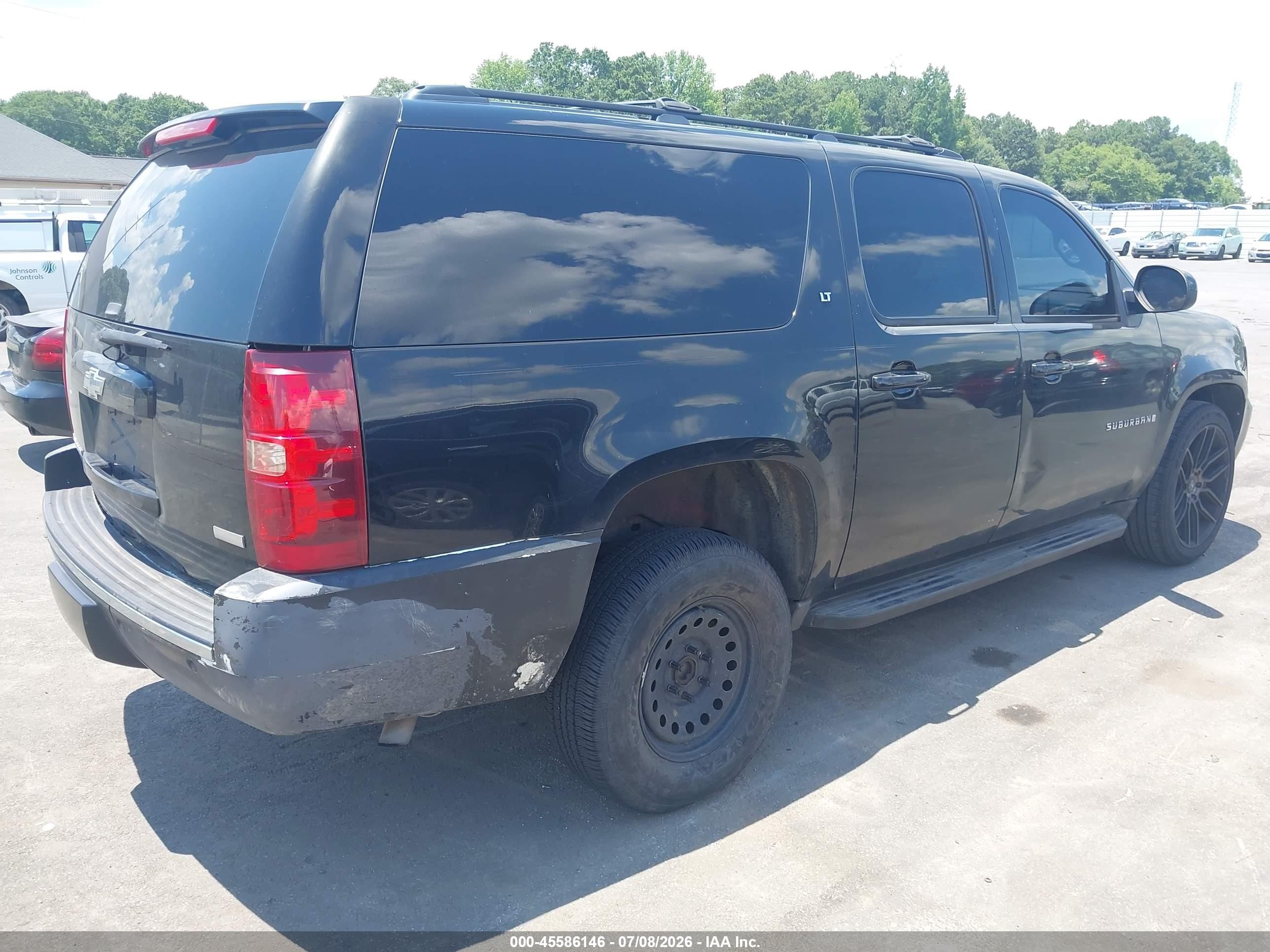 2009 Chevrolet Suburban 1500 Lt2 Black vin: 1GNFC26049R275620