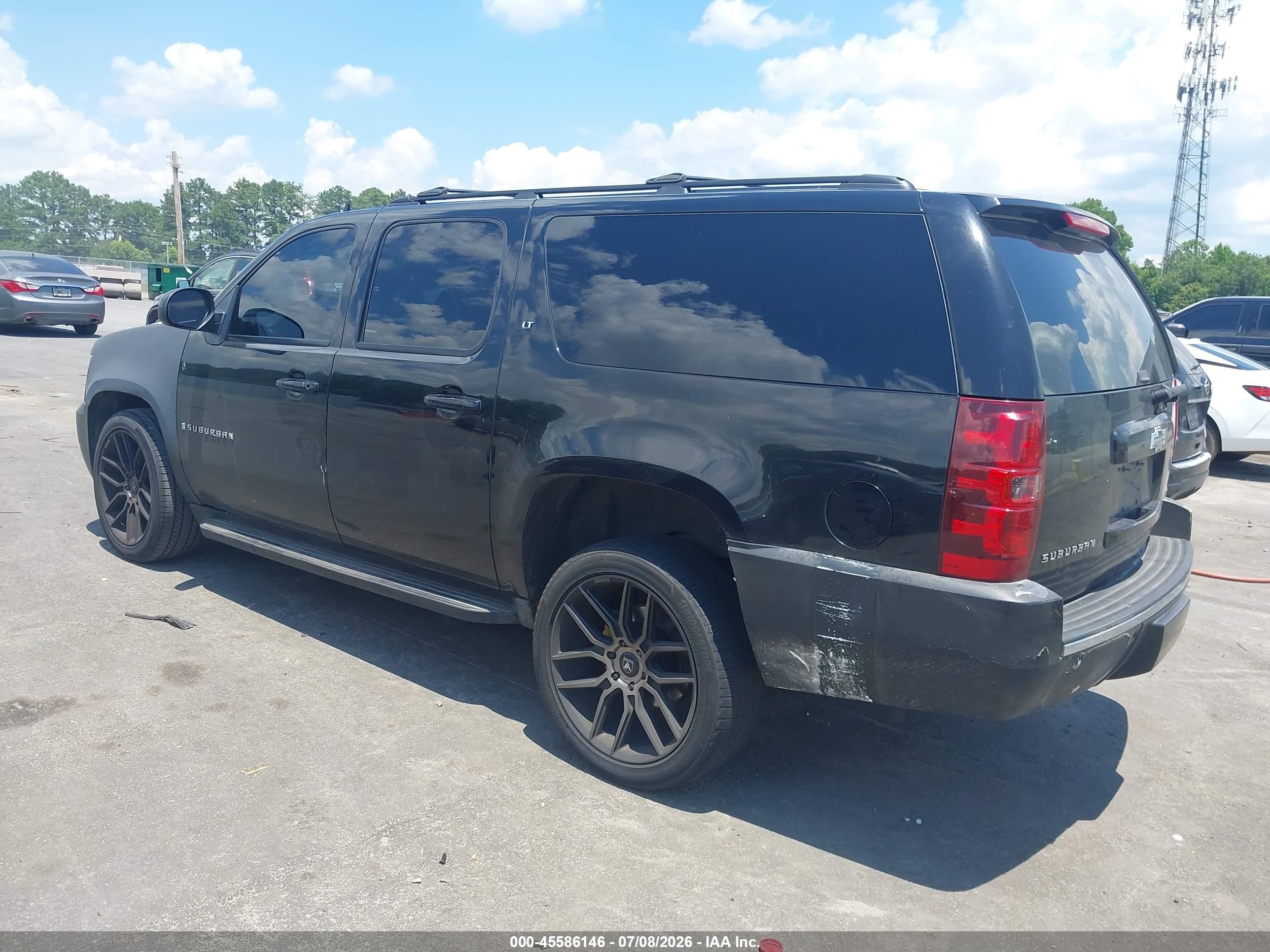 2009 Chevrolet Suburban 1500 Lt2 Black vin: 1GNFC26049R275620