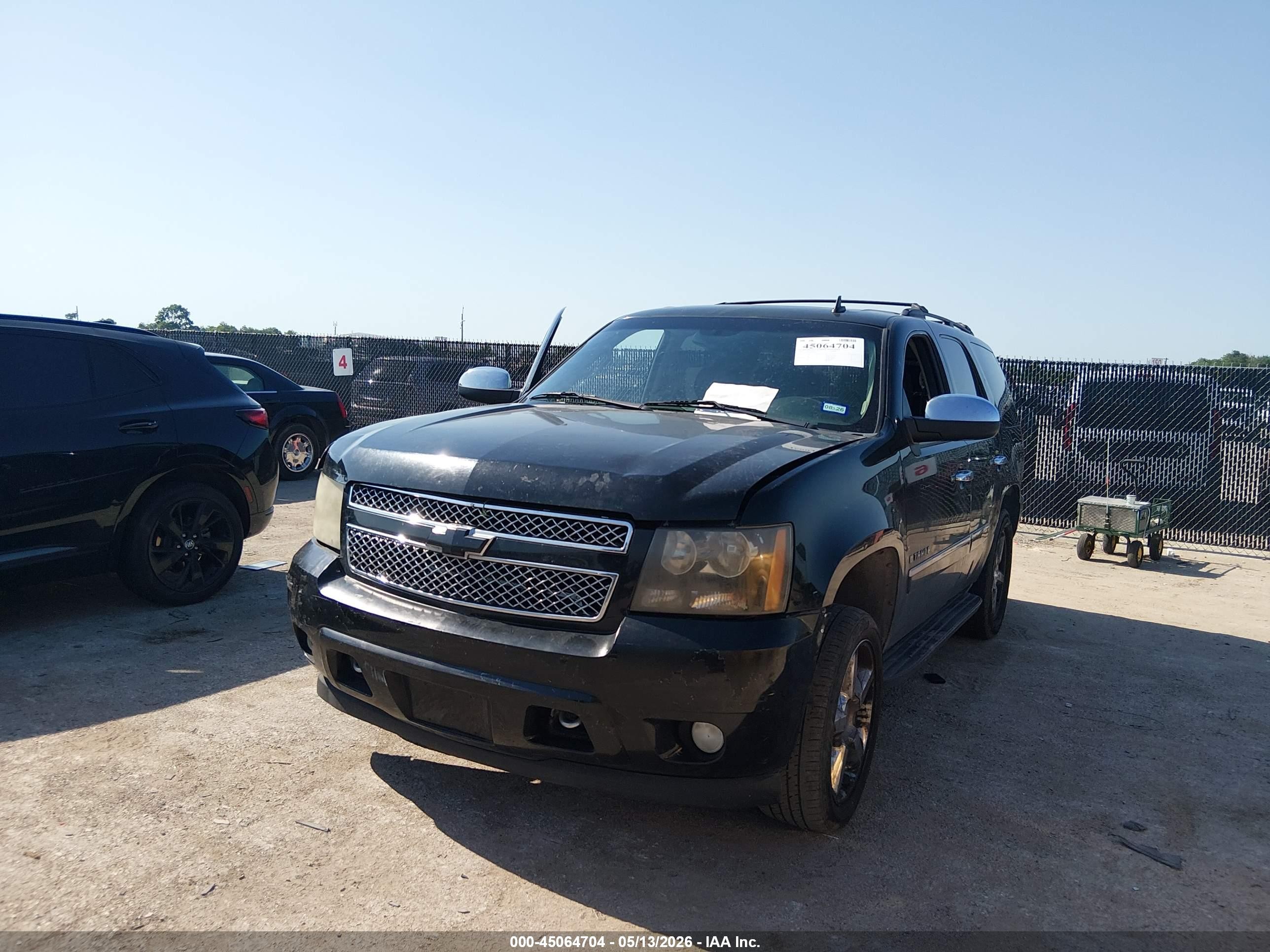 2009 Chevrolet Tahoe Ltz Black vin: 1GNFC33049R252736