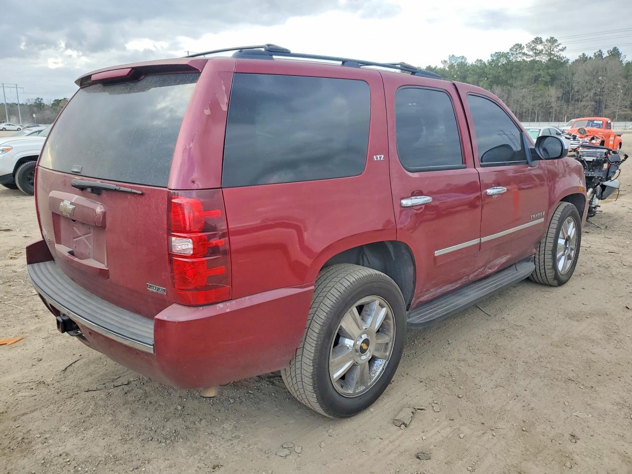 2009 Chevrolet Tahoe C1500 Ltz Burgundy vin: 1GNFC33059R111349