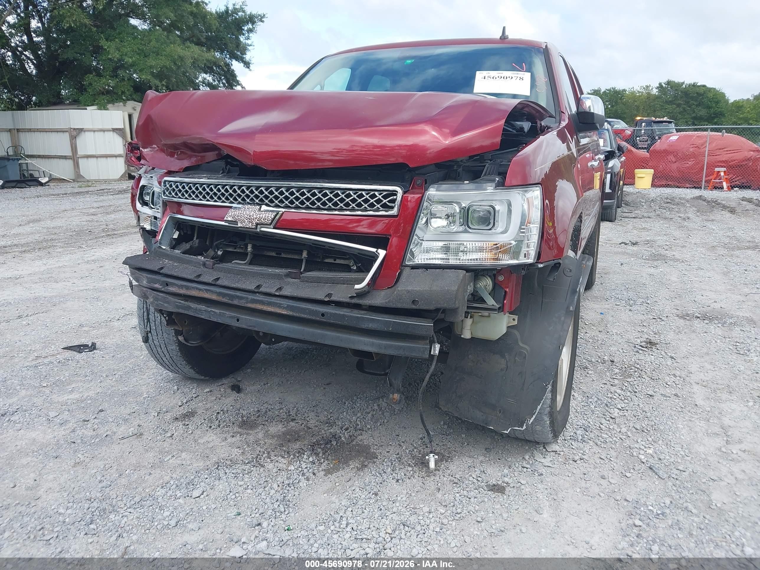 2009 Chevrolet Tahoe Ltz Красный vin: 1GNFC33059R200662