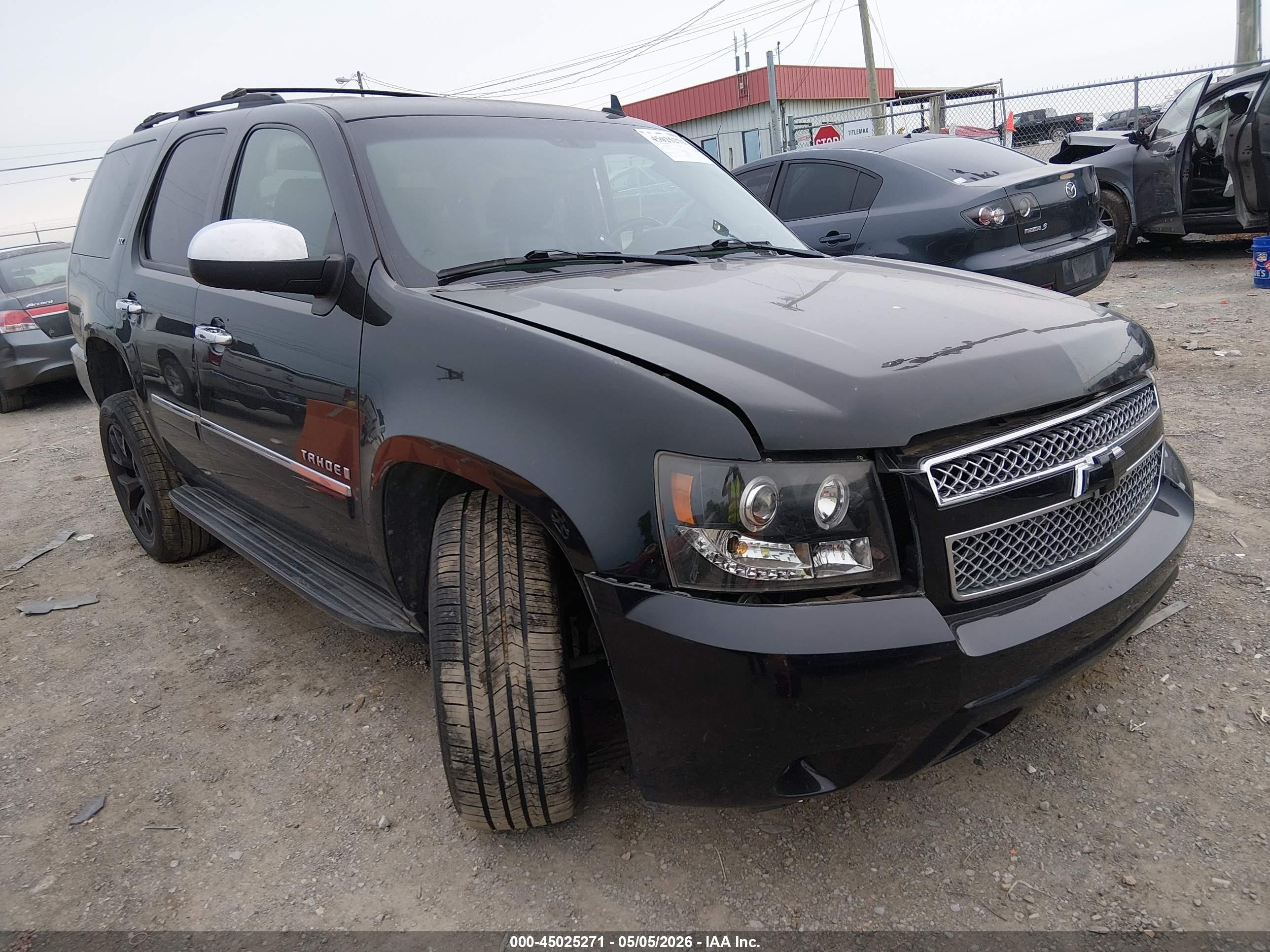 2009 Chevrolet Tahoe Ltz Black vin: 1GNFC33069R186772