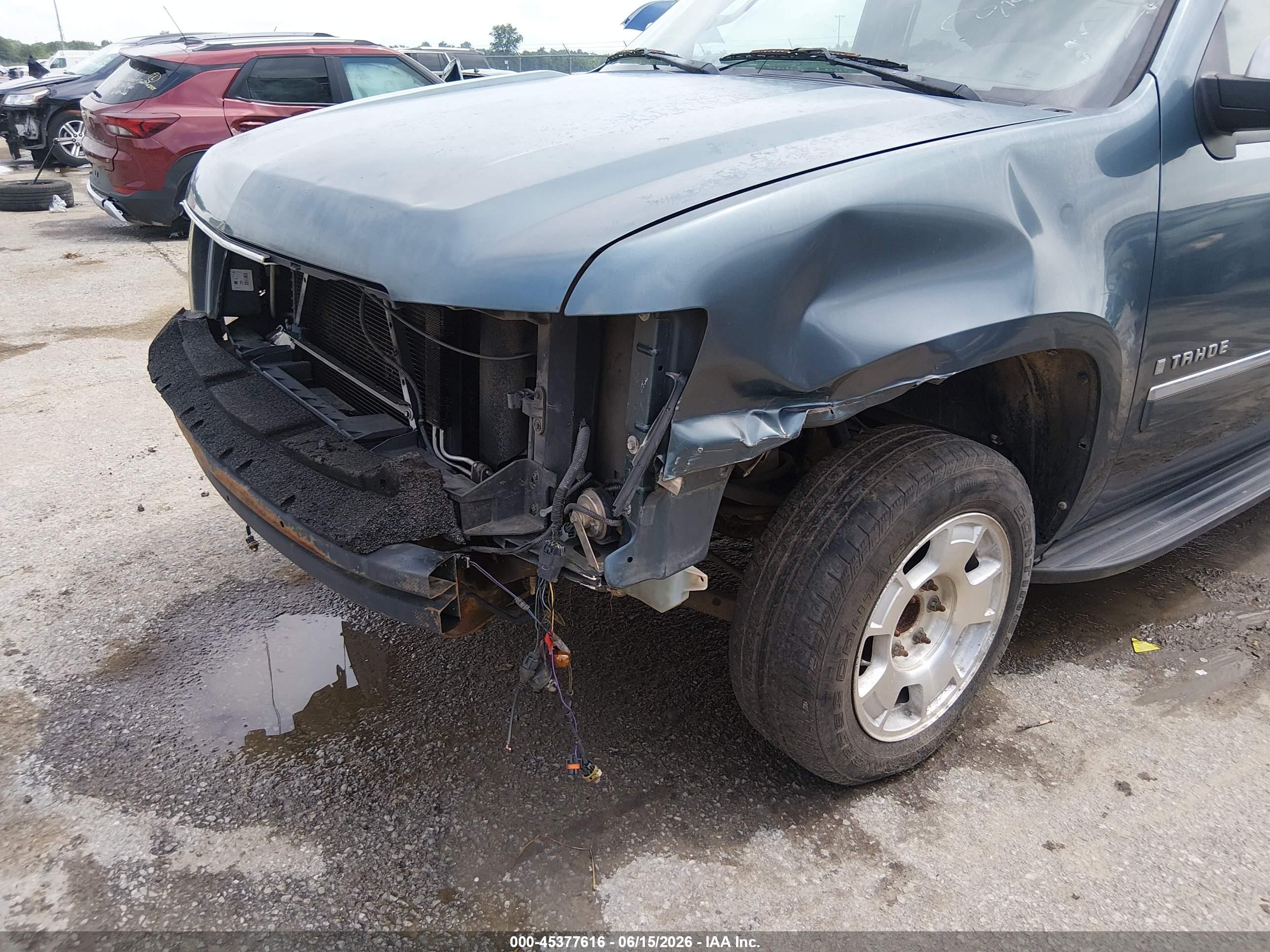 2009 Chevrolet Tahoe Ltz Синий vin: 1GNFC33J59R176419