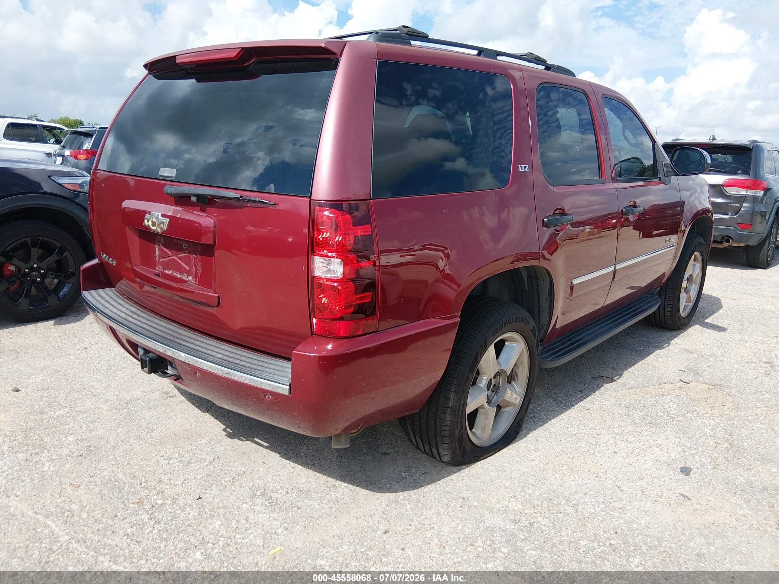 2009 Chevrolet Tahoe Ltz Red vin: 1GNFC33J99R301051
