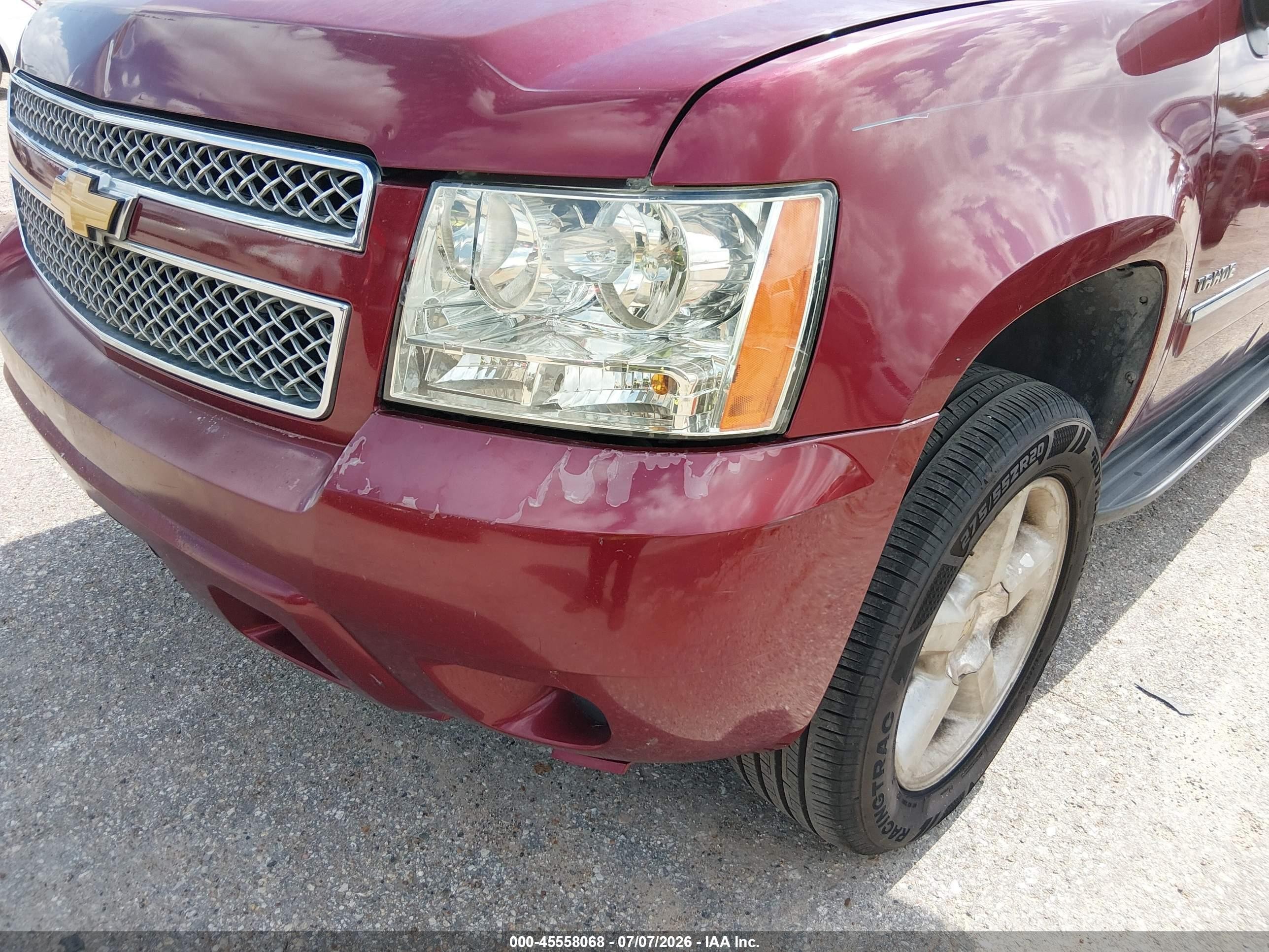 2009 Chevrolet Tahoe Ltz Red vin: 1GNFC33J99R301051