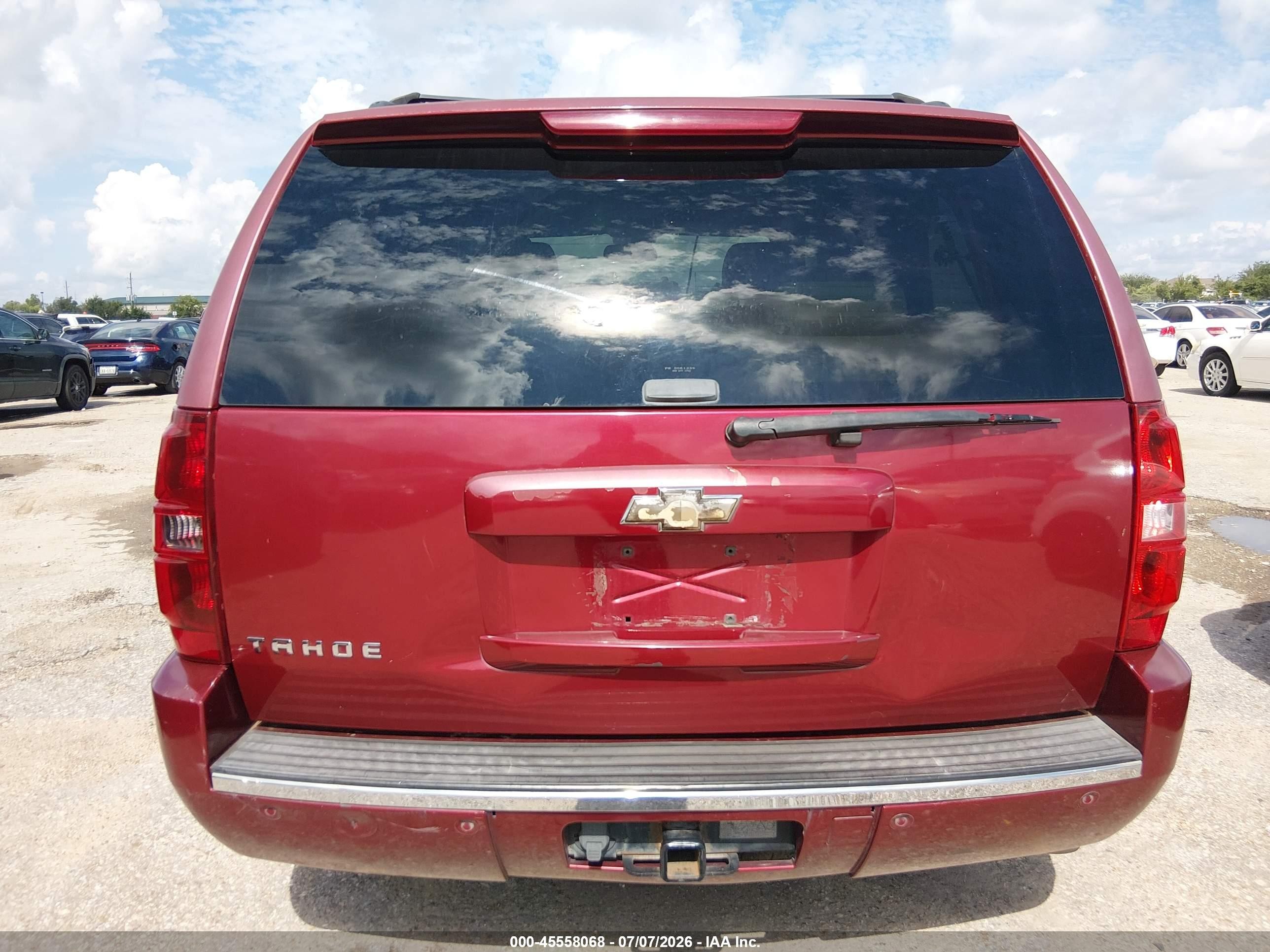 2009 Chevrolet Tahoe Ltz Red vin: 1GNFC33J99R301051