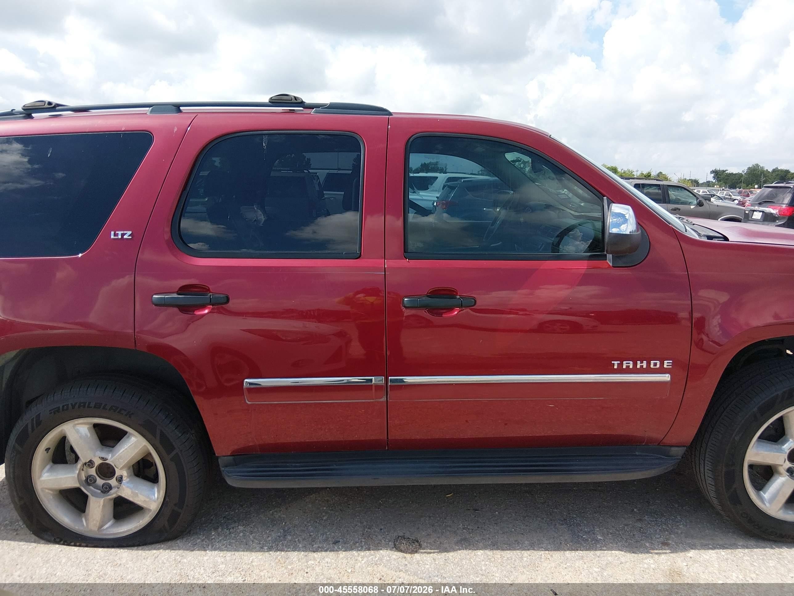 2009 Chevrolet Tahoe Ltz Red vin: 1GNFC33J99R301051