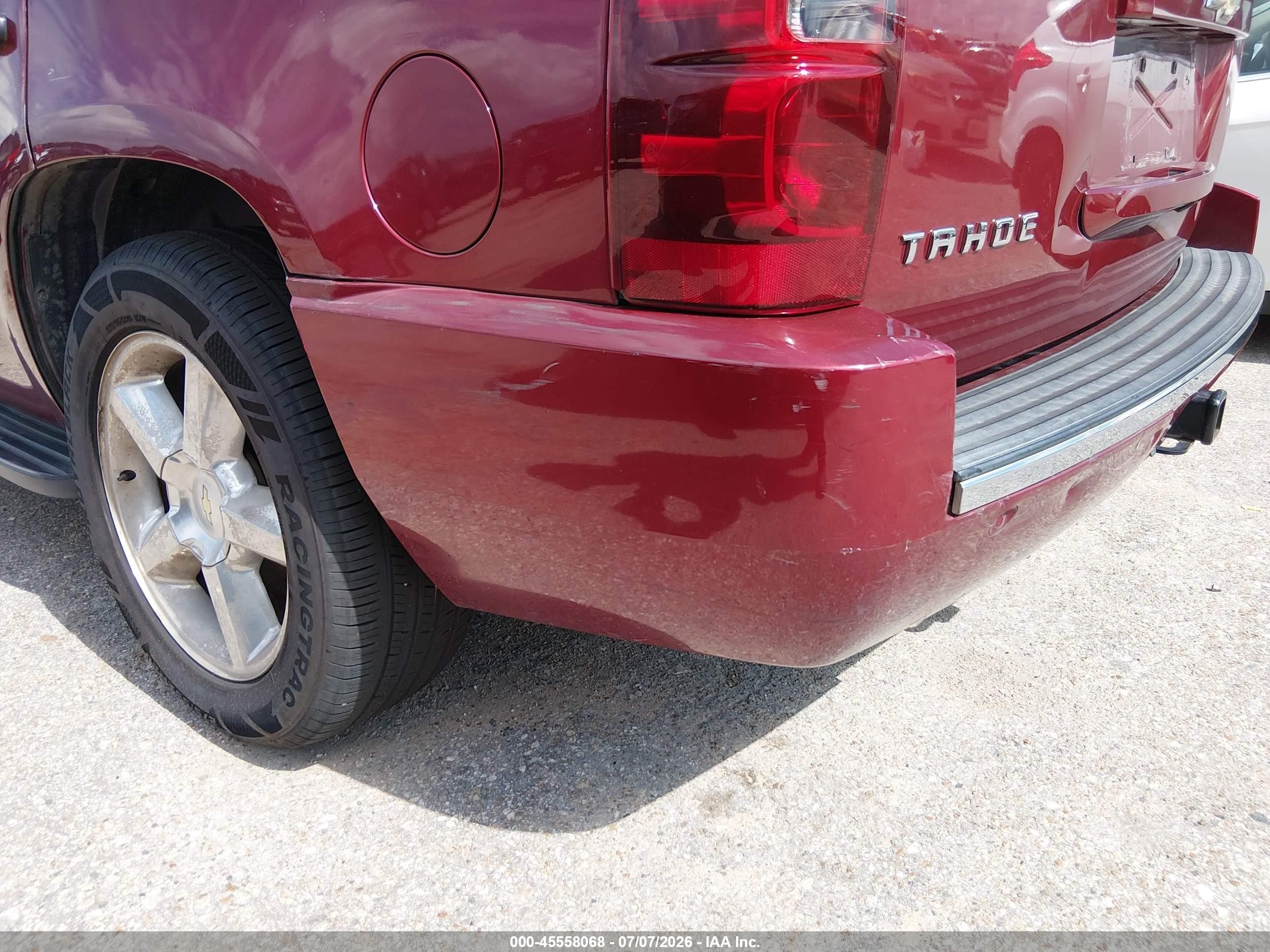 2009 Chevrolet Tahoe Ltz Red vin: 1GNFC33J99R301051