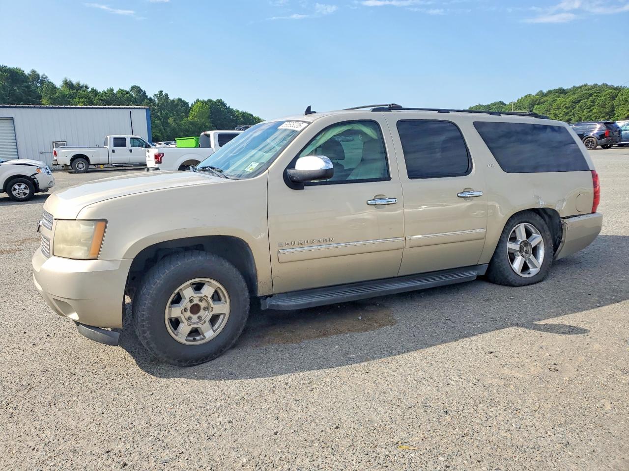 2009 Chevrolet Suburban C1500 Ltz Tan vin: 1GNFC36079R145997