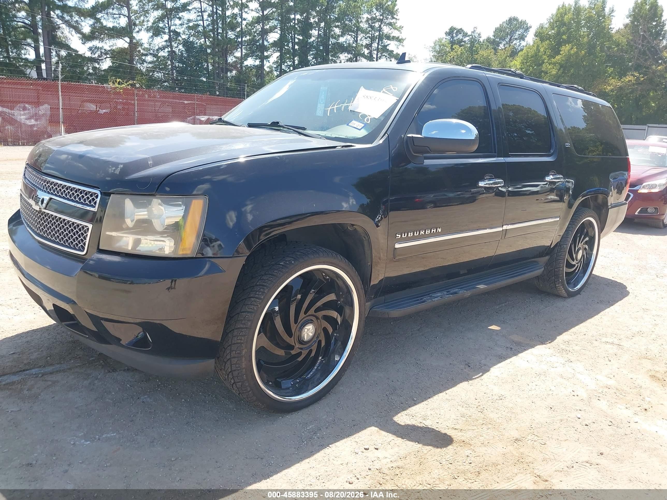 2009 Chevrolet Suburban 1500 Ltz Black vin: 1GNFC36089R299778